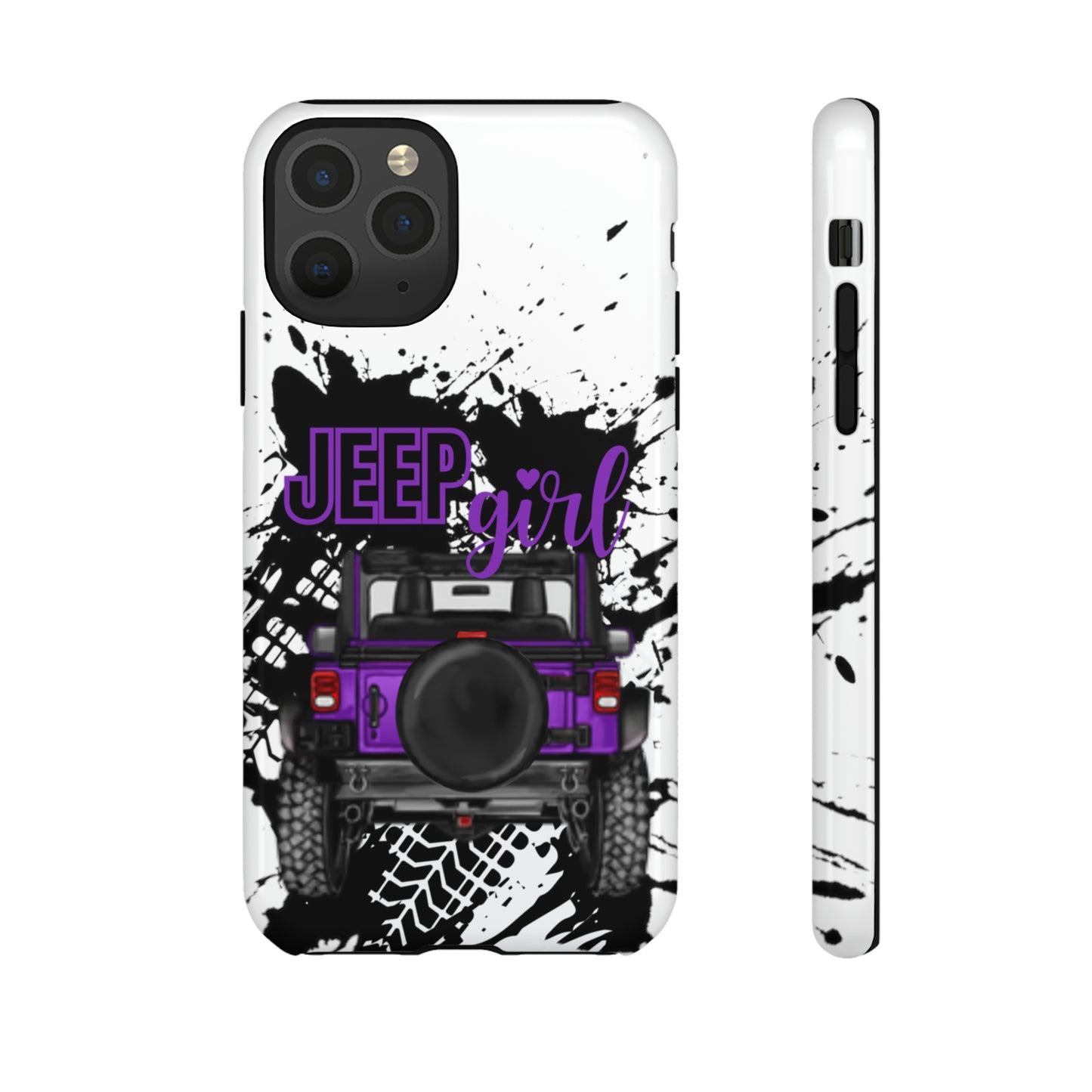 Off Road Girl Purple Tough Cases