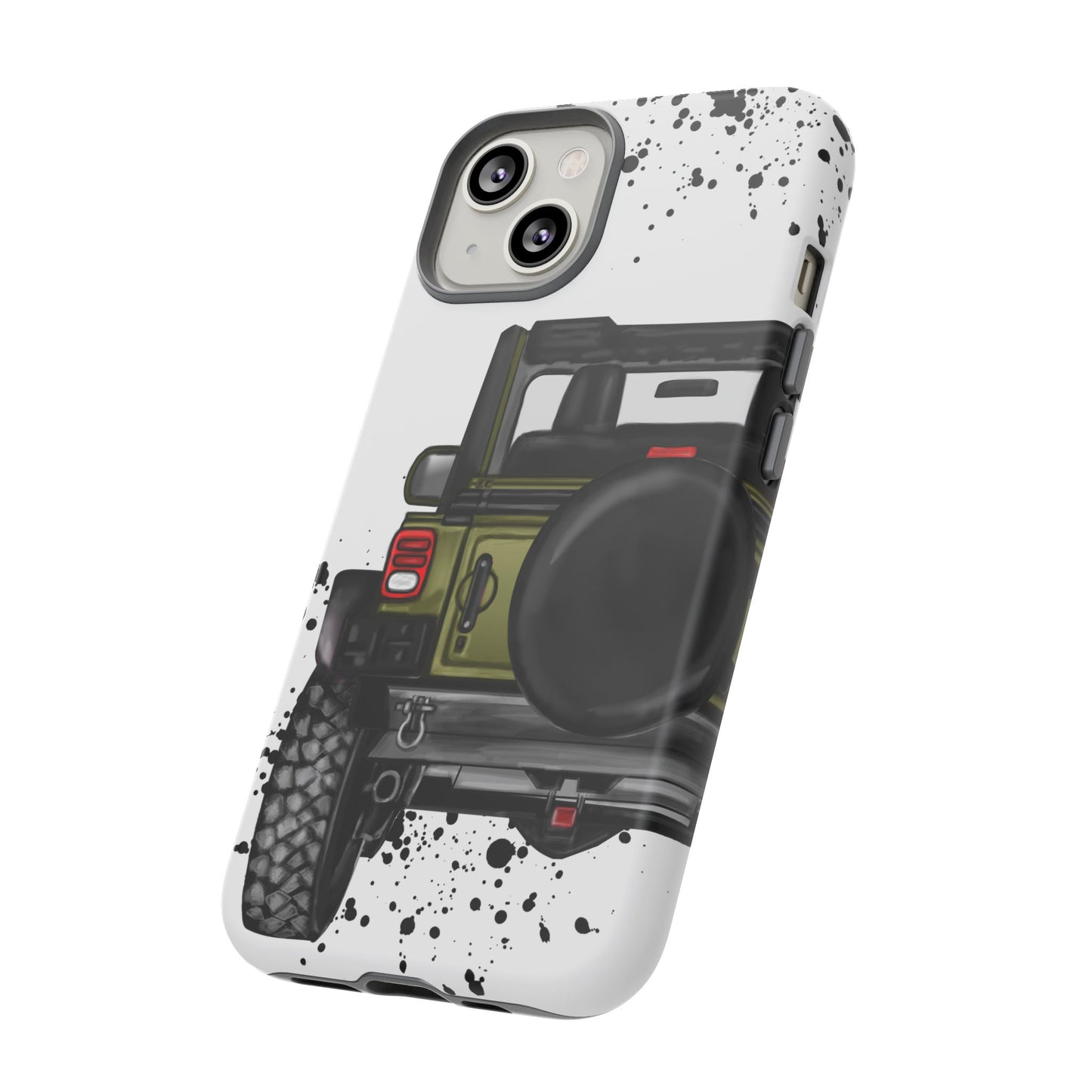 Off Road Life Army Green Protective Case for Iphone, Google and Samsung