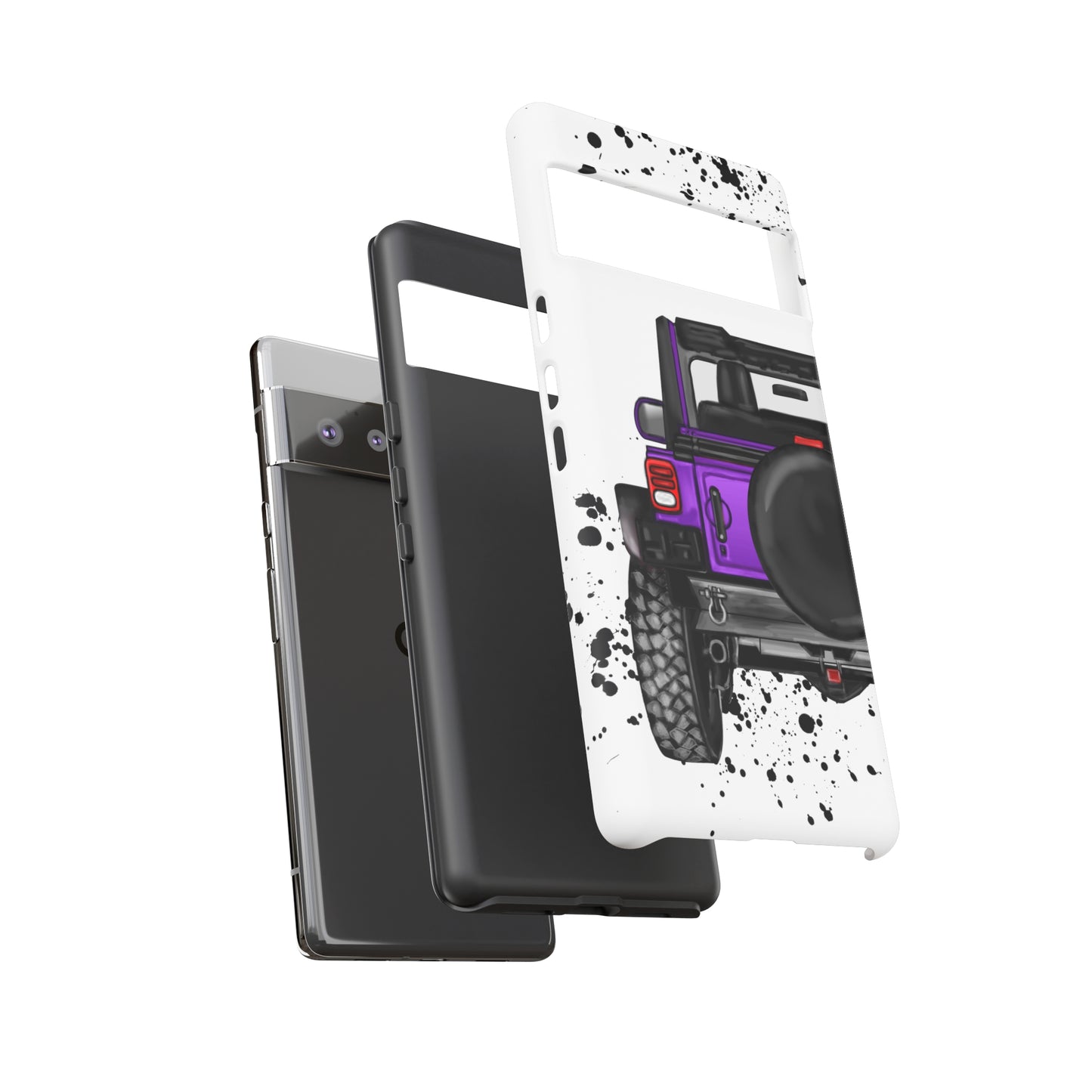 Off Road Life Purple Protective Case for Iphone, Google and Samsung