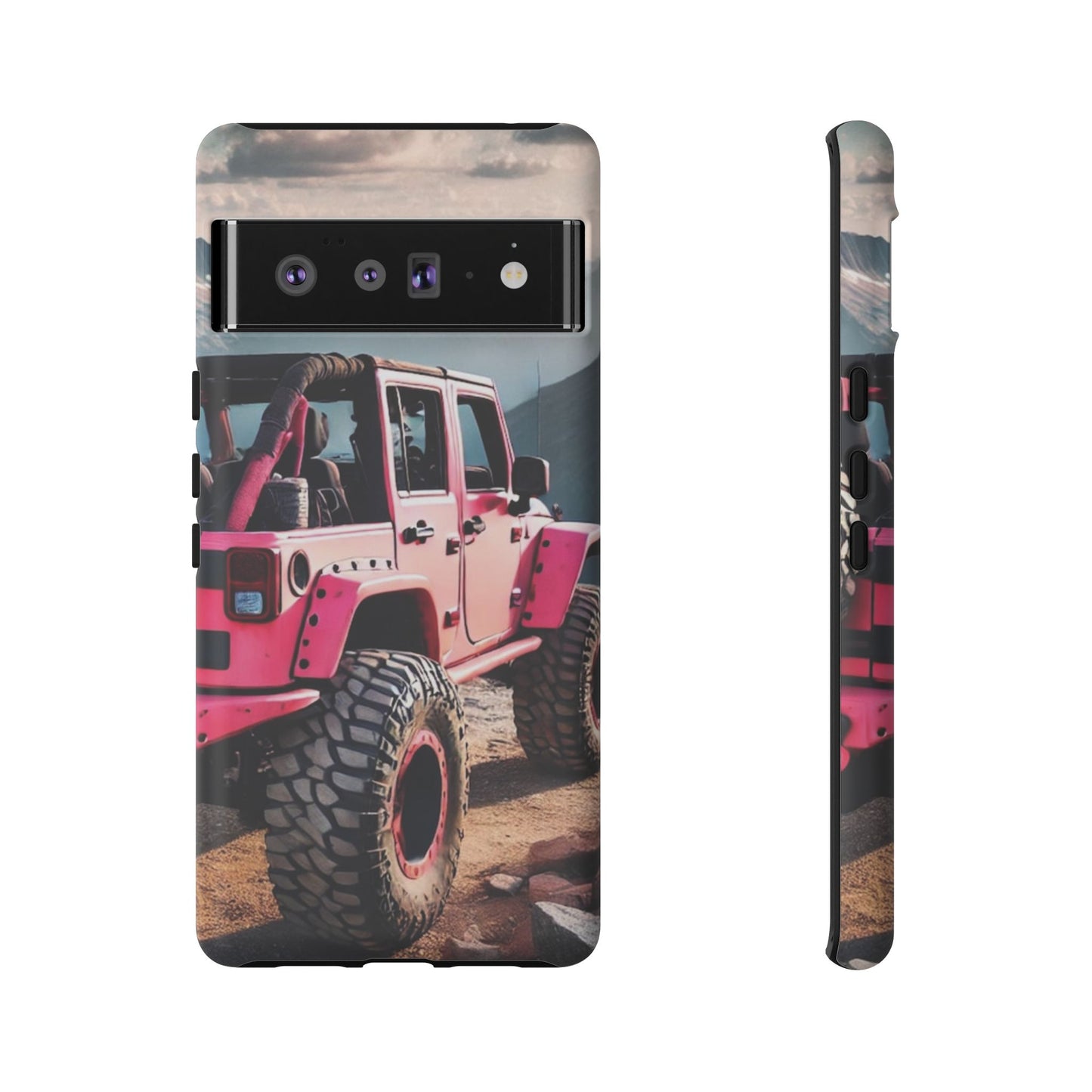 Pink Off Road Girl Phone Case