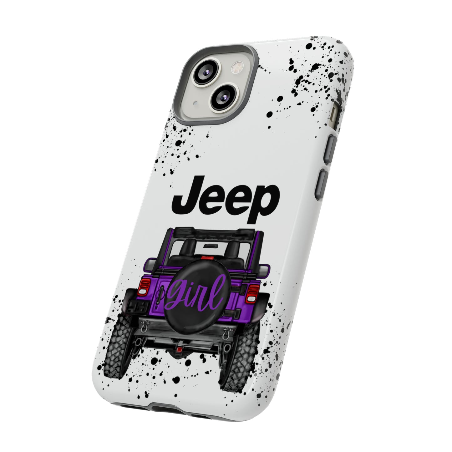 Off Road Girl Dark Purple Protective Case for Iphone, Google and Samsung Phones