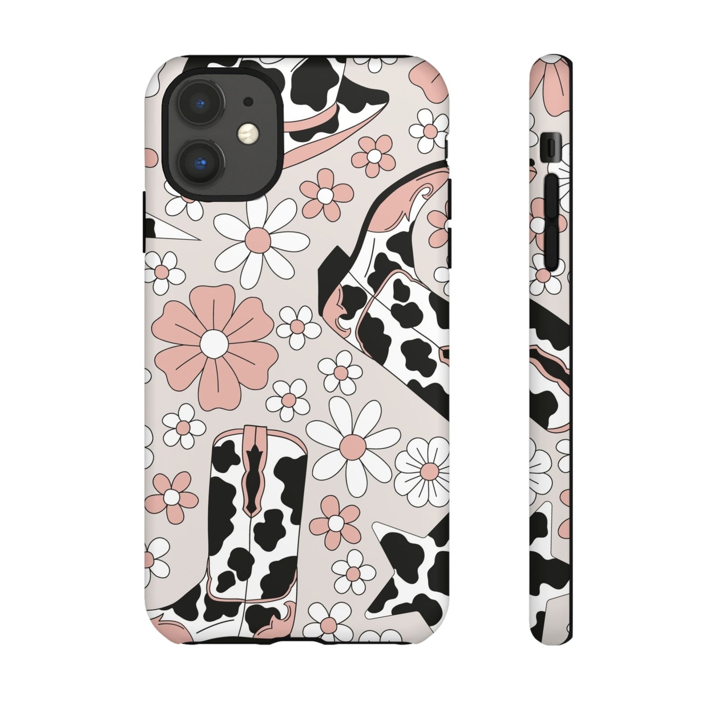 Western Flower Protective Phone Case for Google, Iphone and Samsung Phones