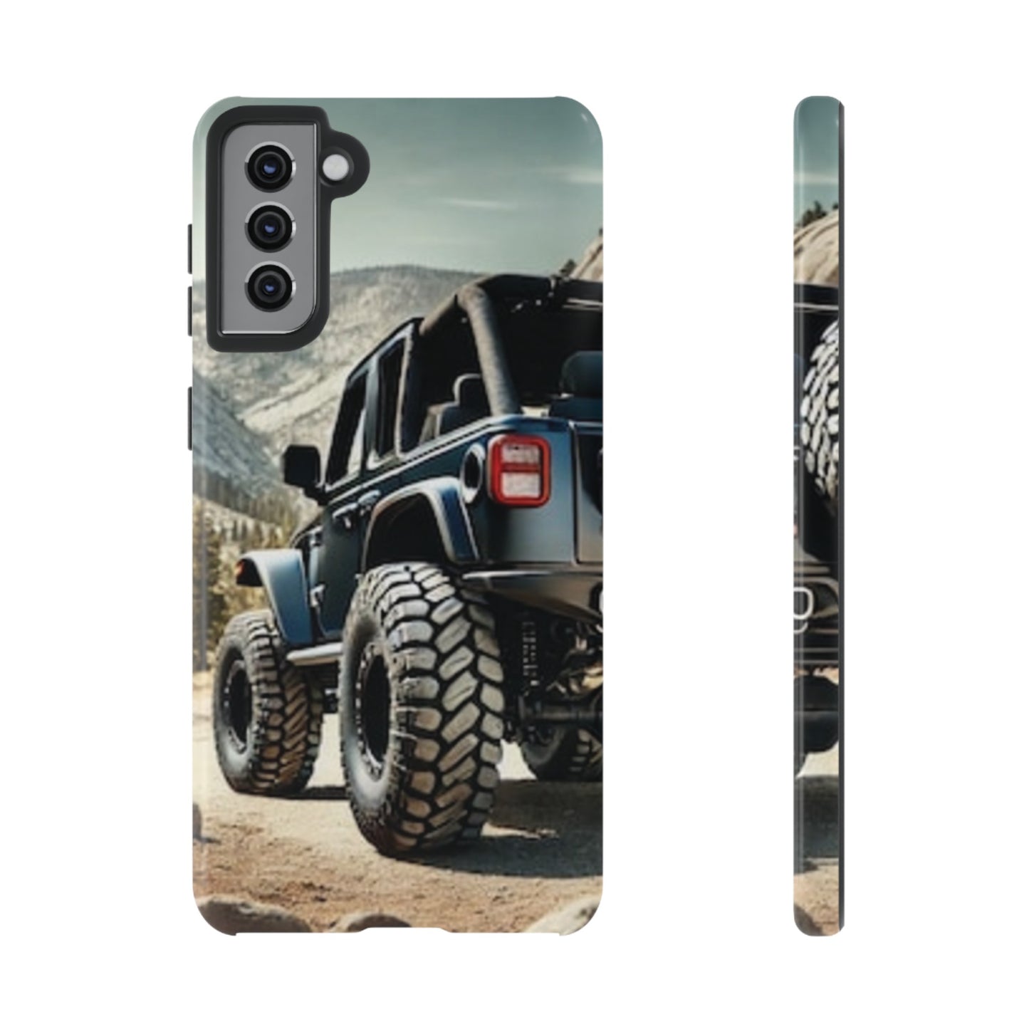 Blue Jeep Protective Phone Case