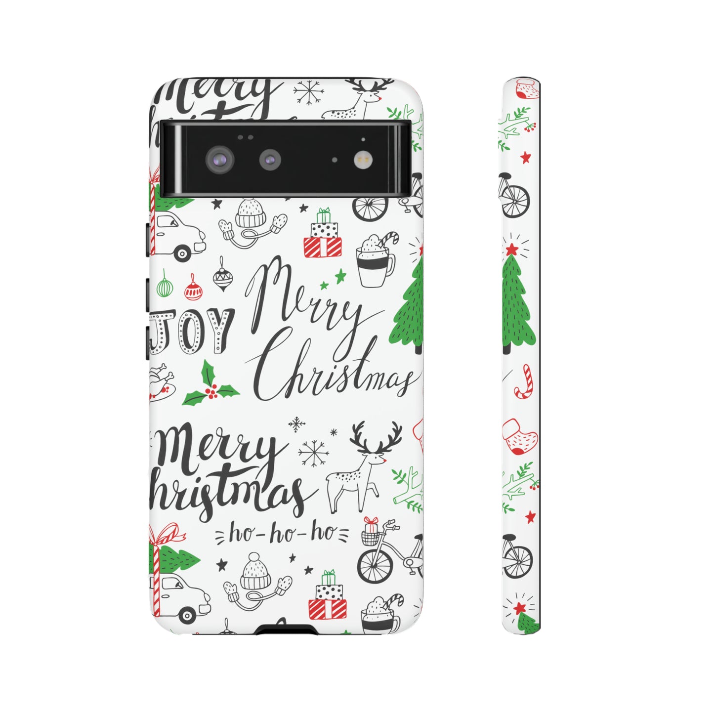 Merry Christmas Protective Phone Case for Iphone, Samsung and Google Phones