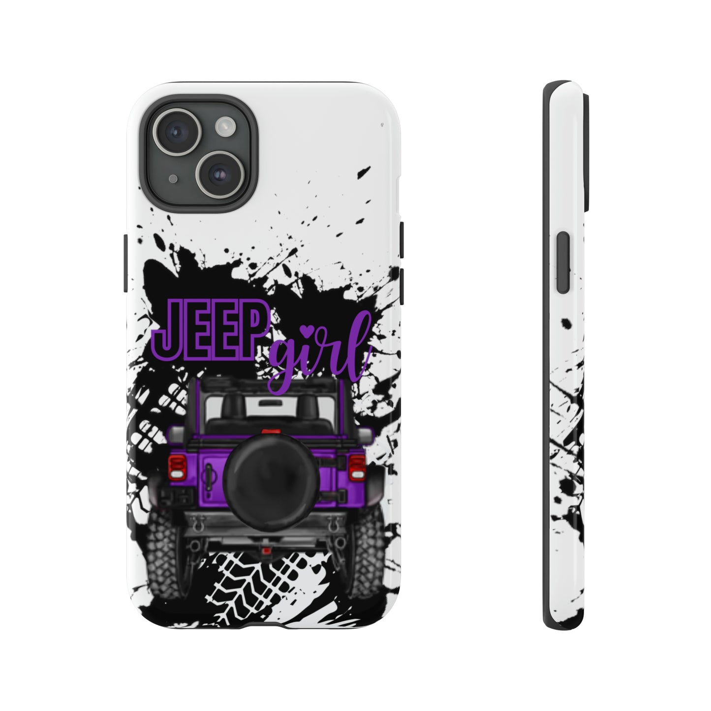 Off Road Girl Purple Tough Cases