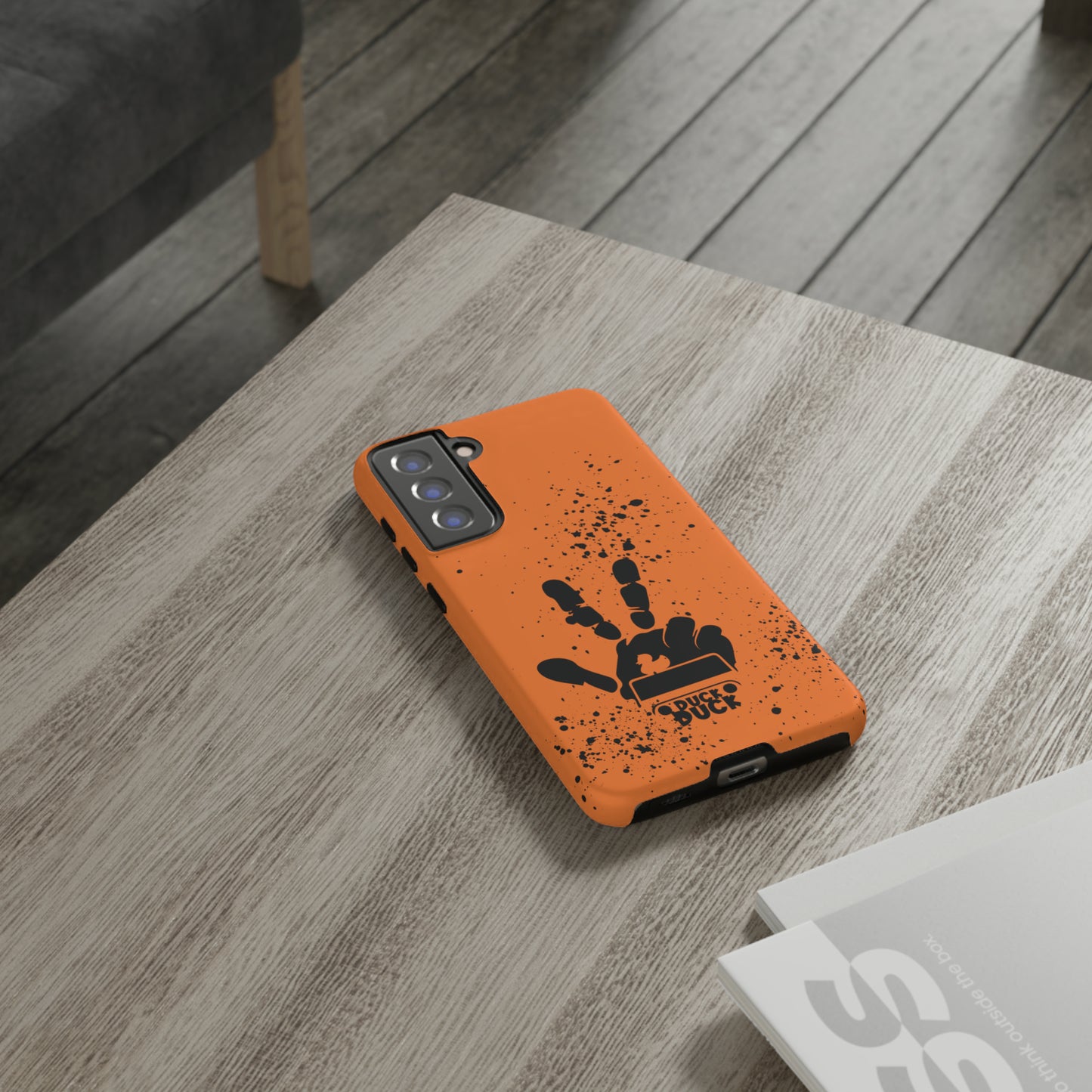 Duck Duck Orange Protective Phone Case for IPhone, Samsung and Google Phones