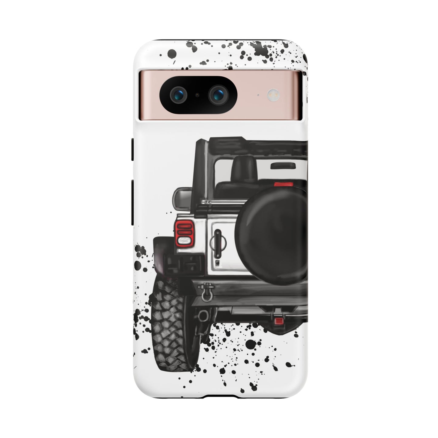 Off Road Life White Protective Case for Iphone, Google and Samsung
