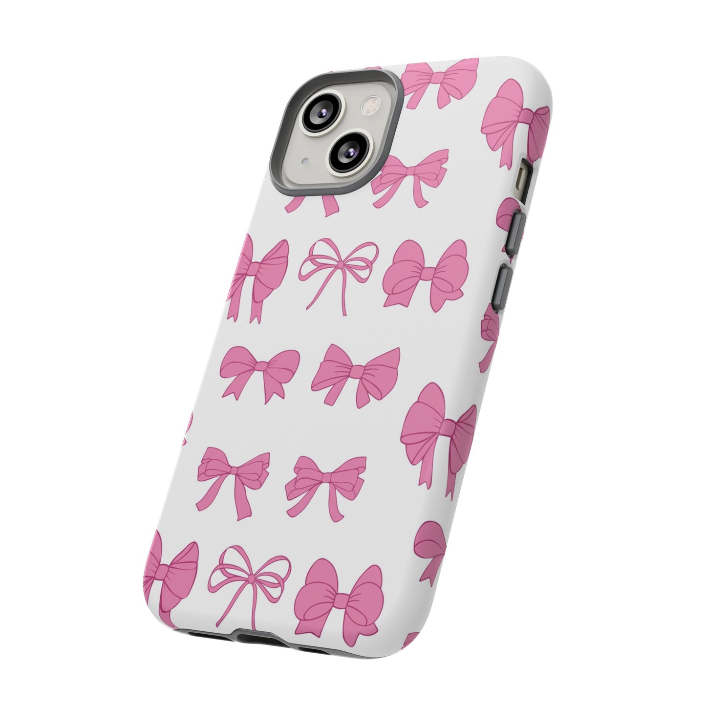 Pink Bows Protective Phone Case for Iphone, Samsung and Google Phones