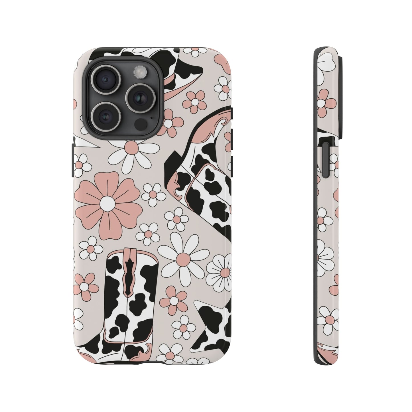 Western Flower Protective Phone Case for Google, Iphone and Samsung Phones