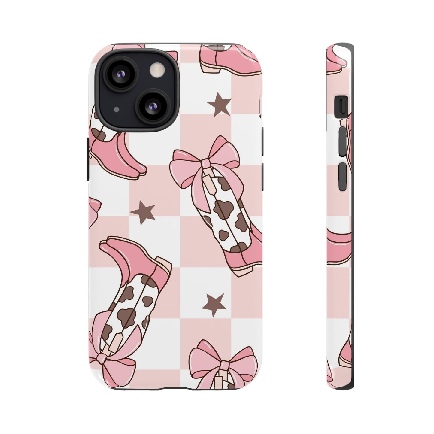 Cowboy Boots and Bows Protective Phone Case