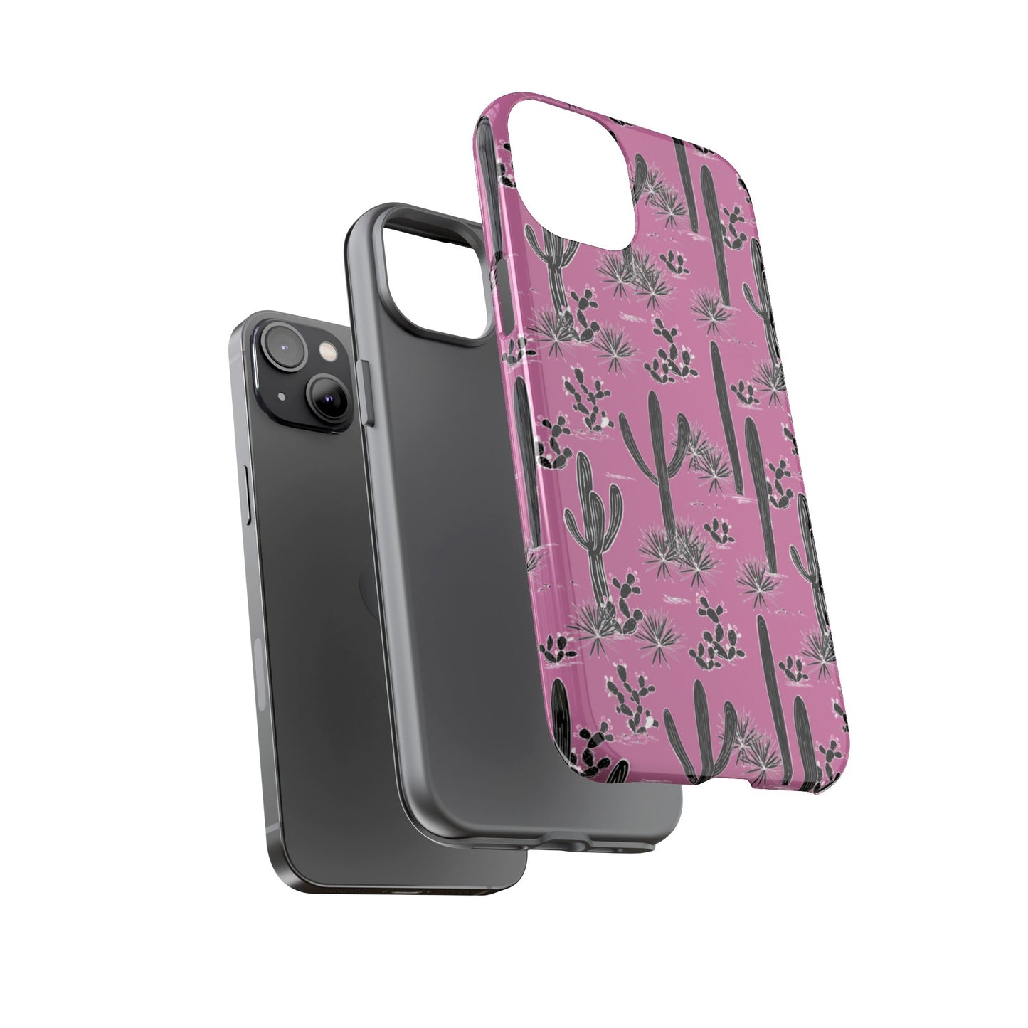 Pink Cactus Love Phone Case