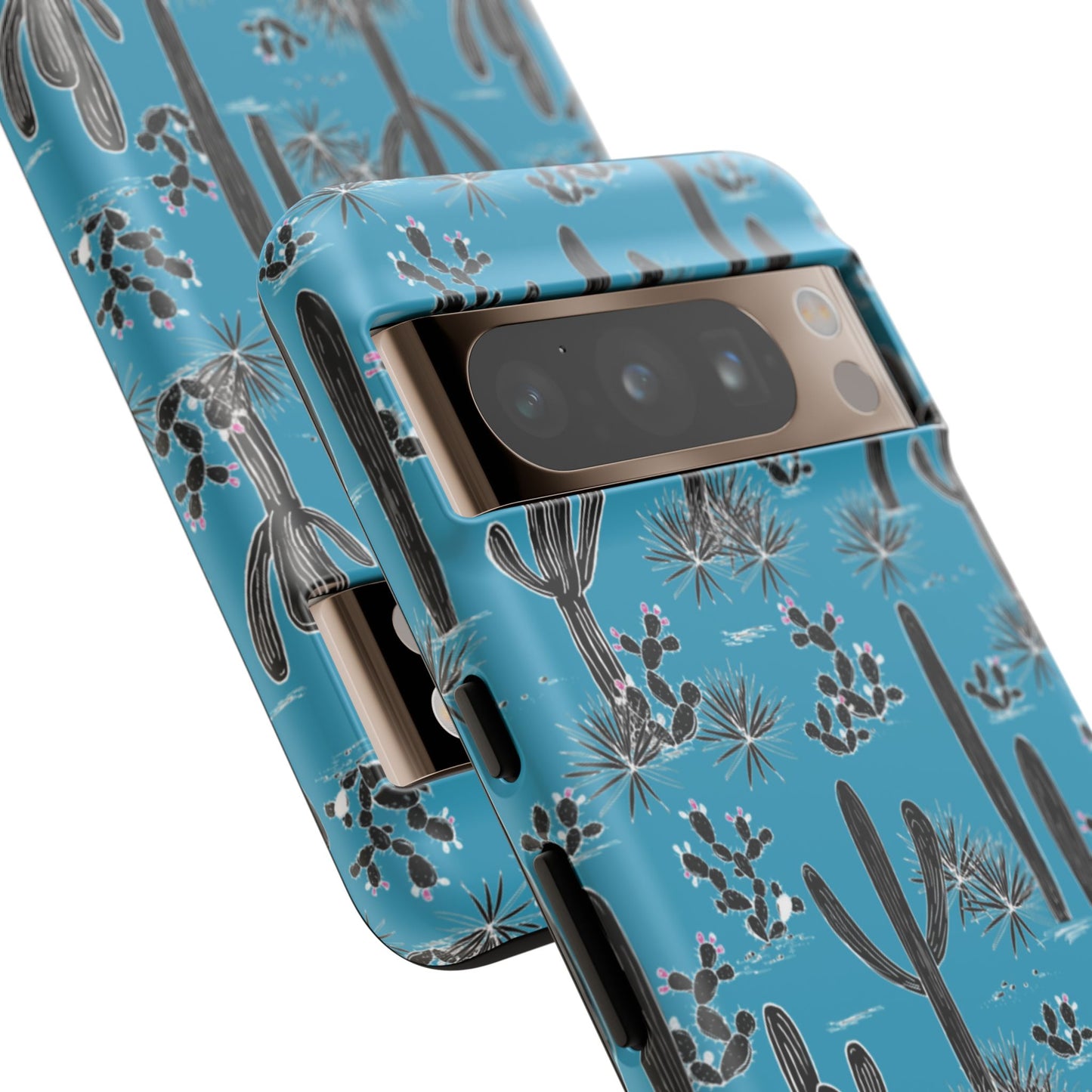 Turquoise Cactus Love Phone Case