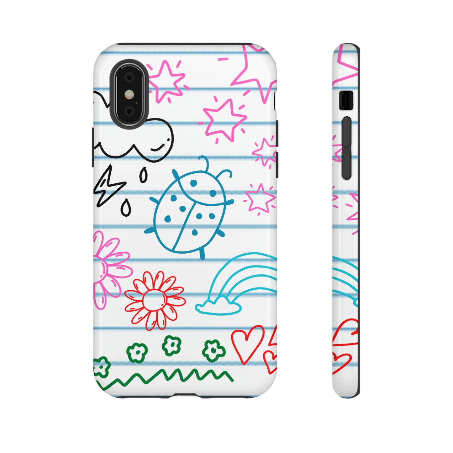 Kid Doodles Protective Phone Case for IPhone, Google and Samsung phones