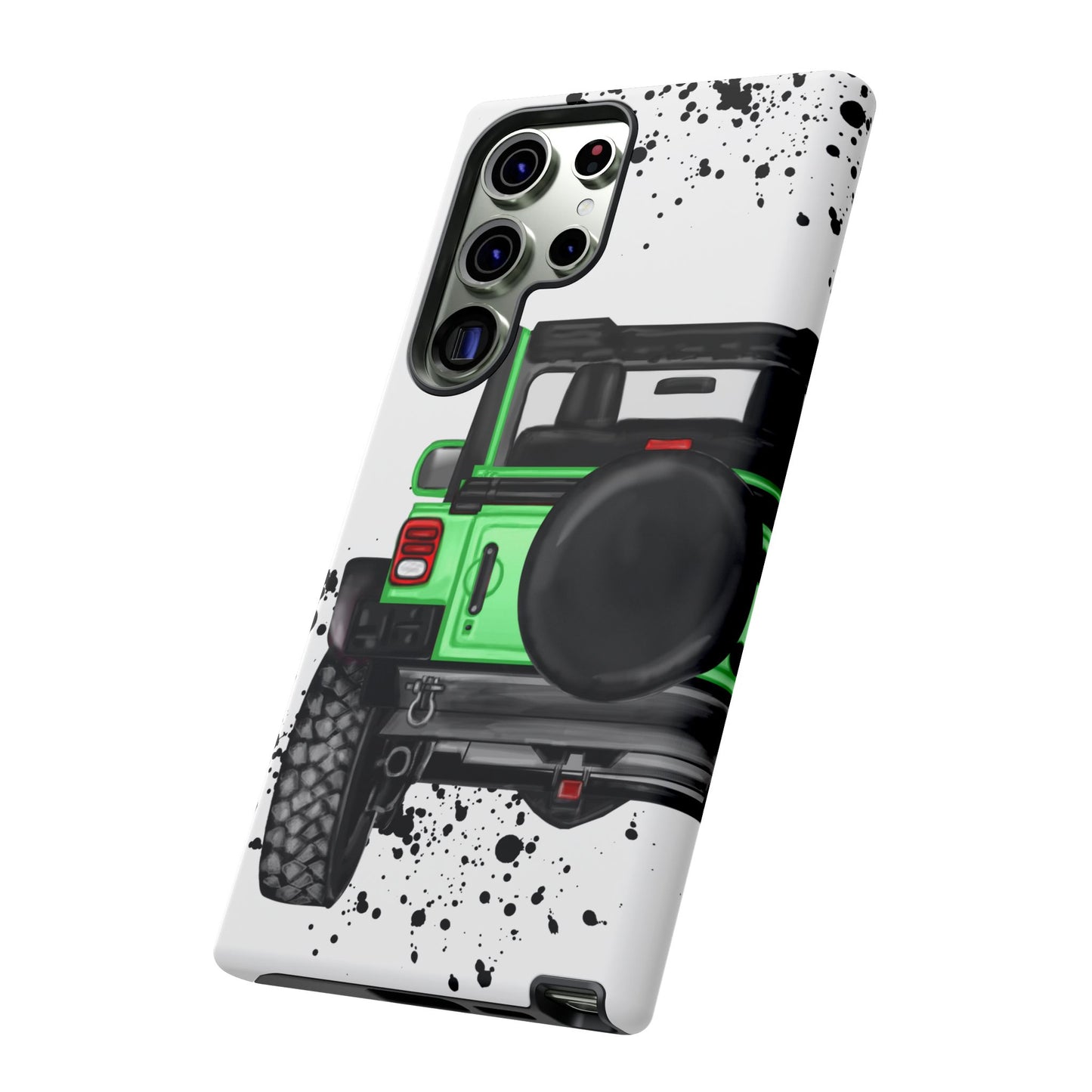 Off Road Life Green Protective Case for Iphone, Google and Samsung