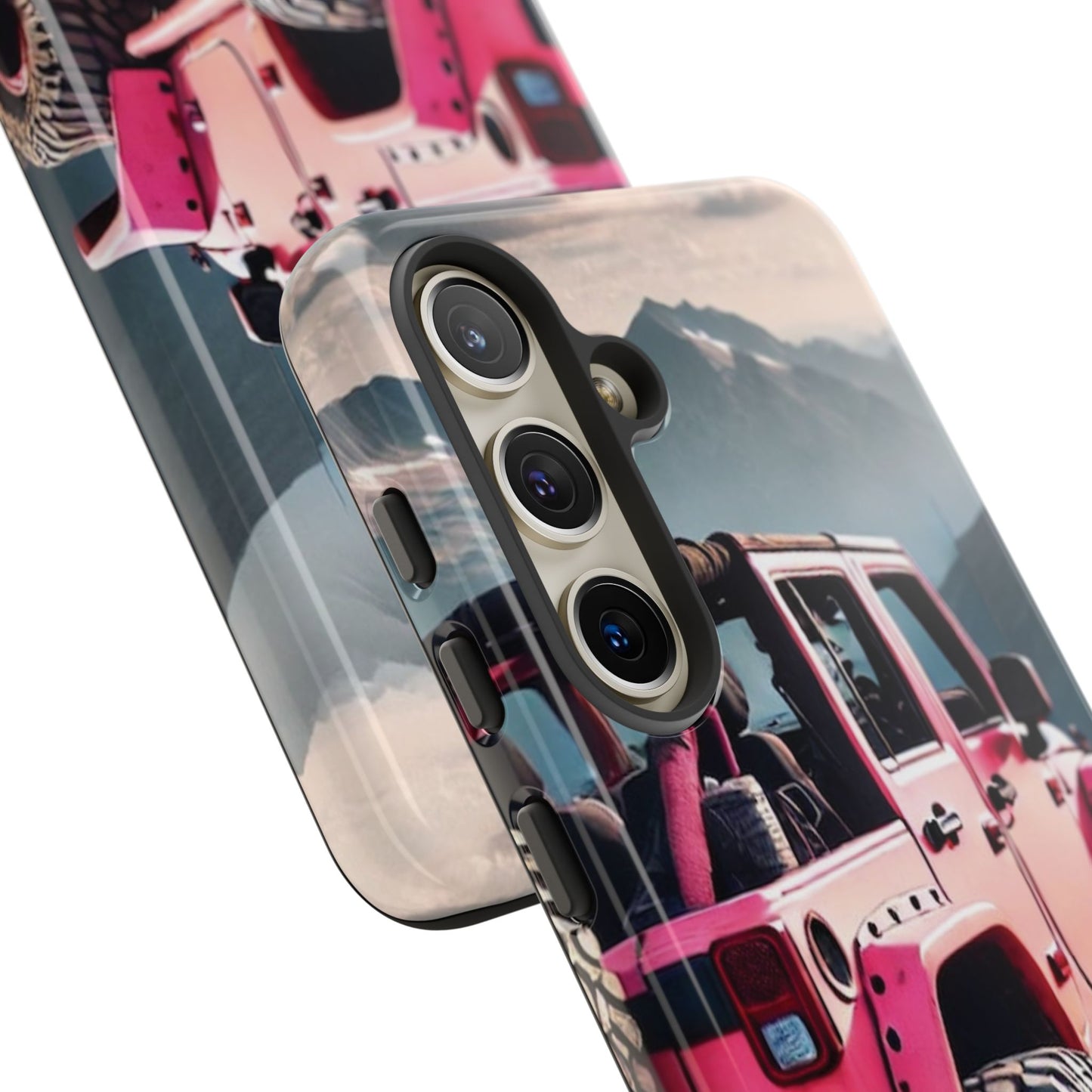 Pink Off Road Girl Phone Case
