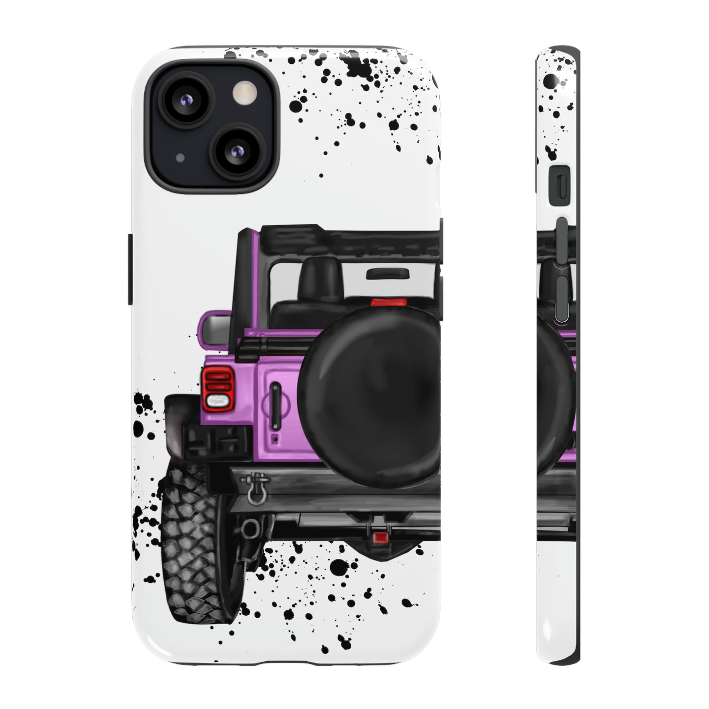 Off Road Life Charcoal Pink/Light Purple Protective Case for Iphone, Google and Samsung