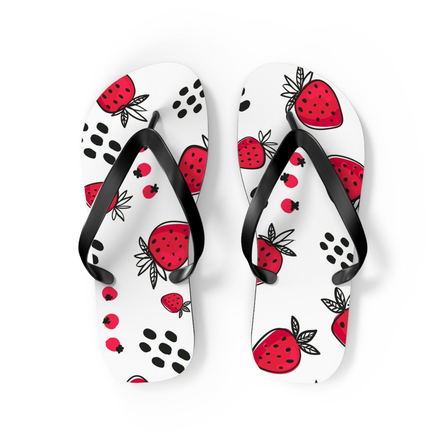 Strawberry Summer Flip Flops