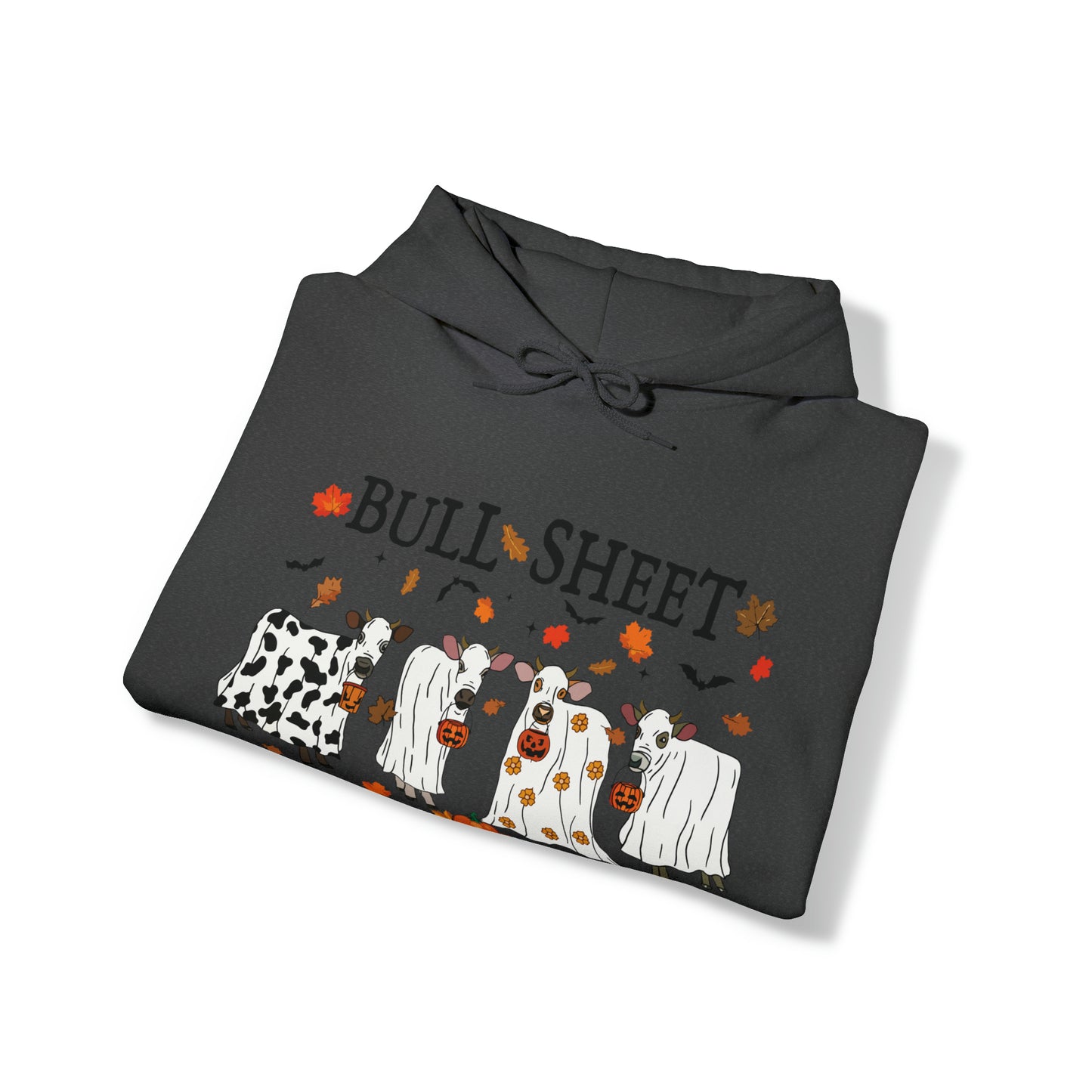 Bull Sheet Cow Ghost Unisex Heavy Blend™ Hooded Sweatshirt