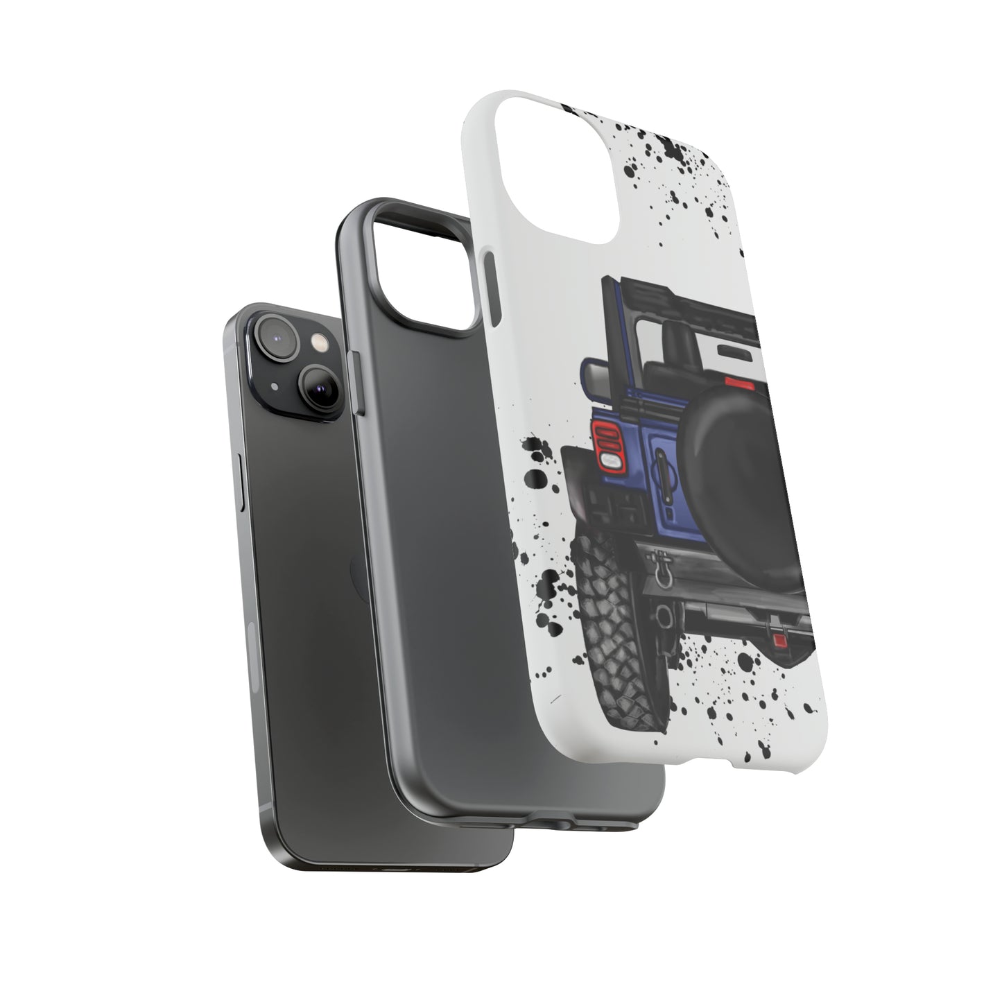 Off Road Life Dark Blue Protective Case for Iphone, Google and Samsung