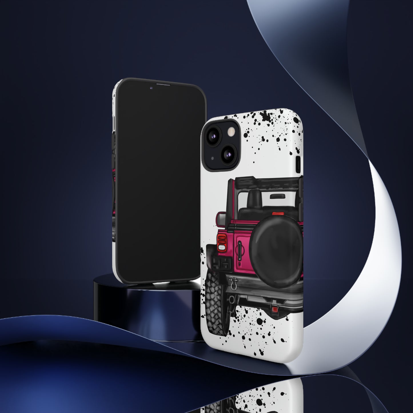 Off Road Life Dark Pink Protective Case for Iphone, Google and Samsung