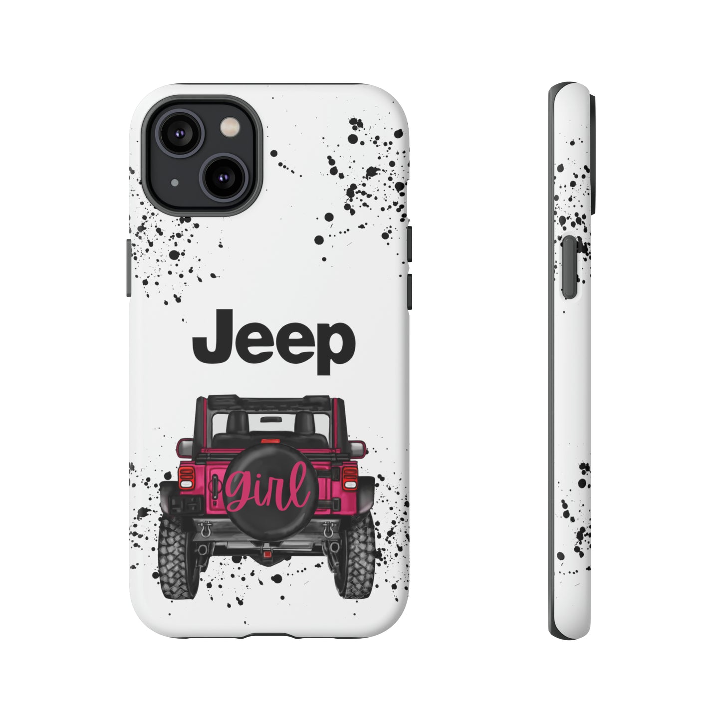 Off Road Girl Red Protective Case for Iphone, Google and Samsung Phones