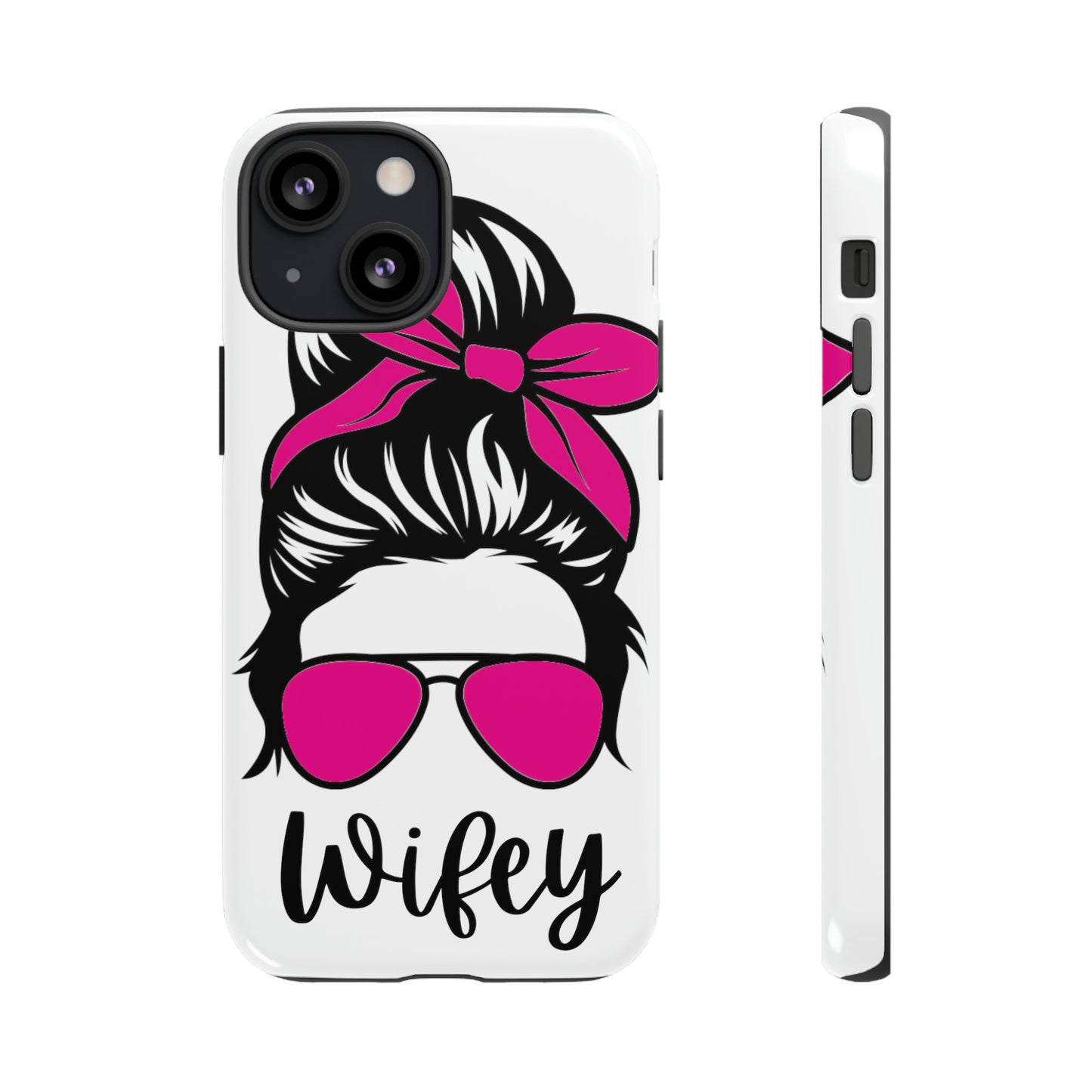 Pink Wifey Protective Case for IPhone, Samsung and Google