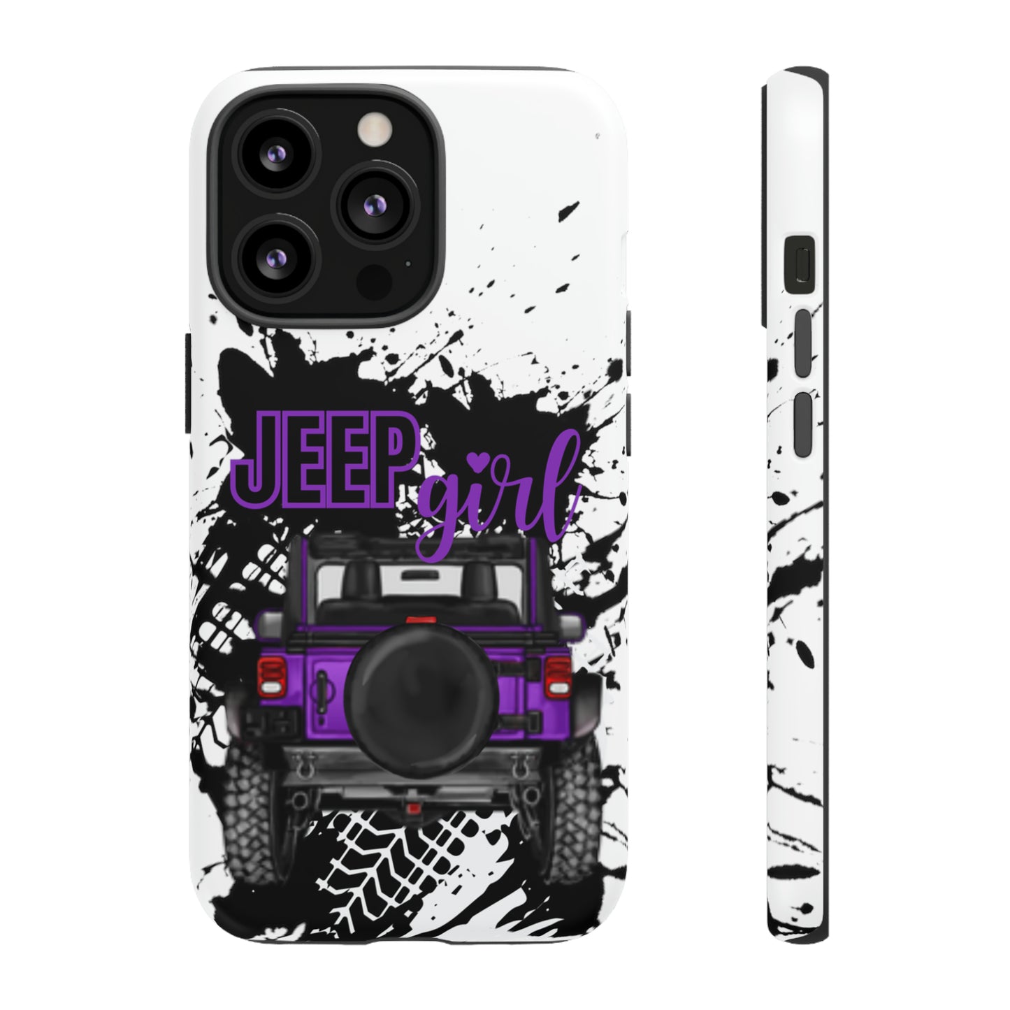 Off Road Girl Purple Tough Cases