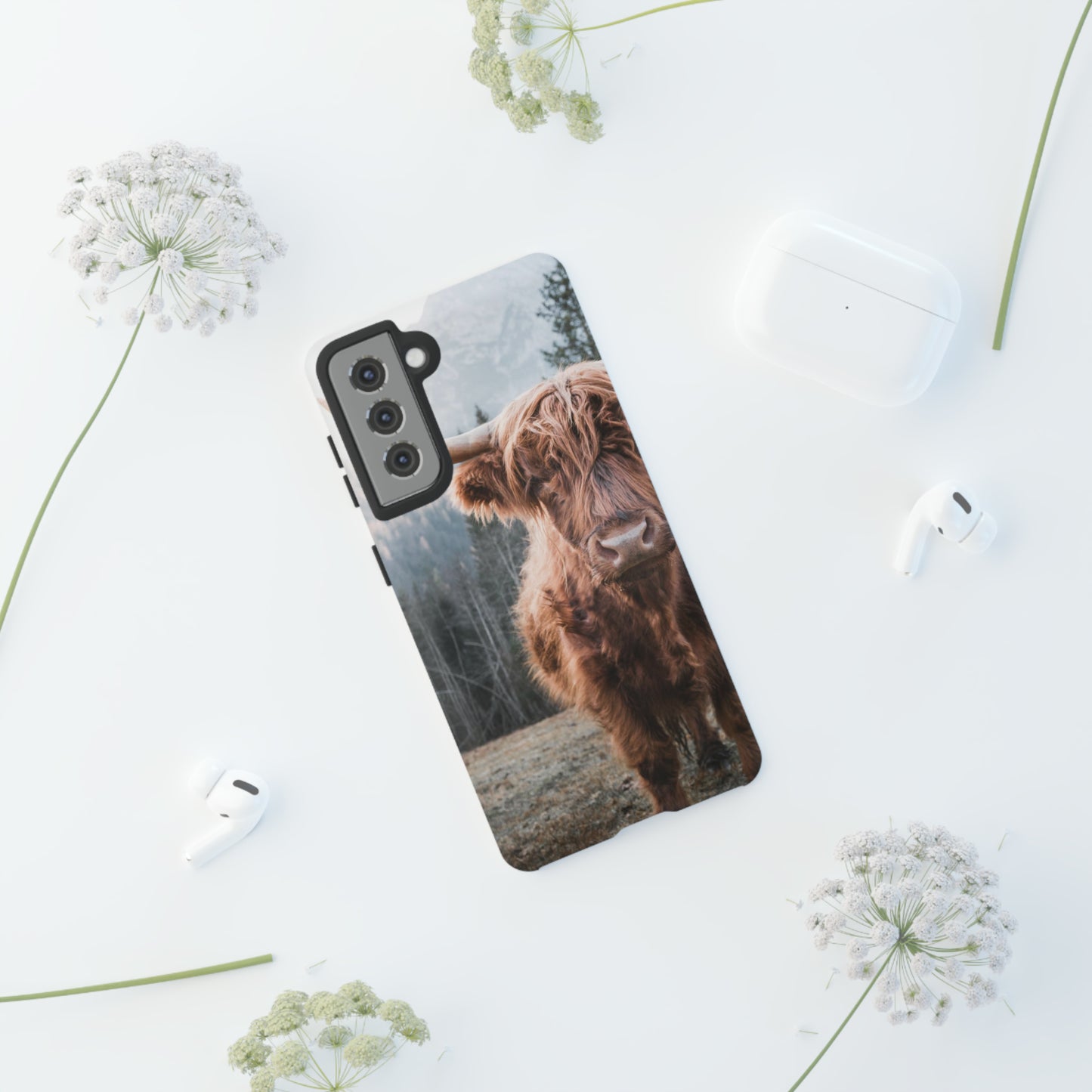 Highland Cow Phone Case for Iphone, Samsung and Google phones