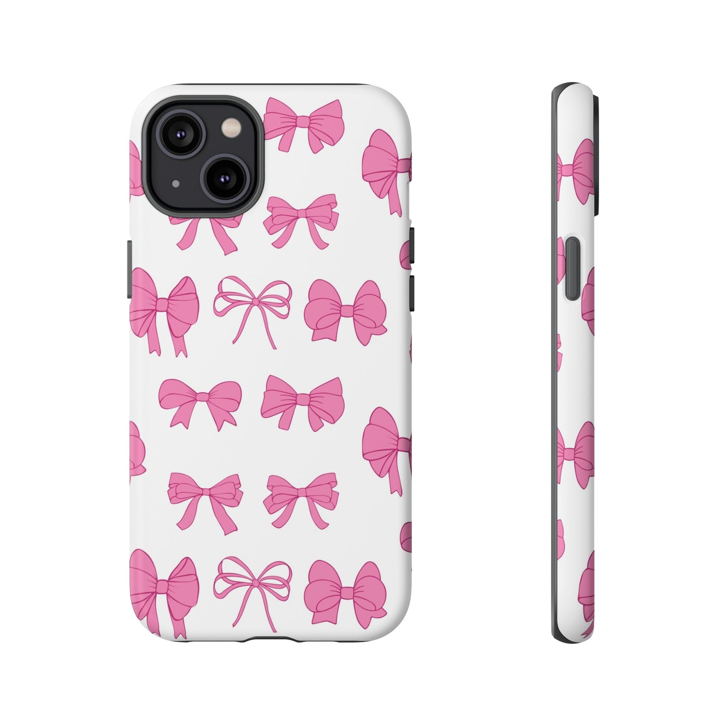 Pink Bows Protective Phone Case for Iphone, Samsung and Google Phones