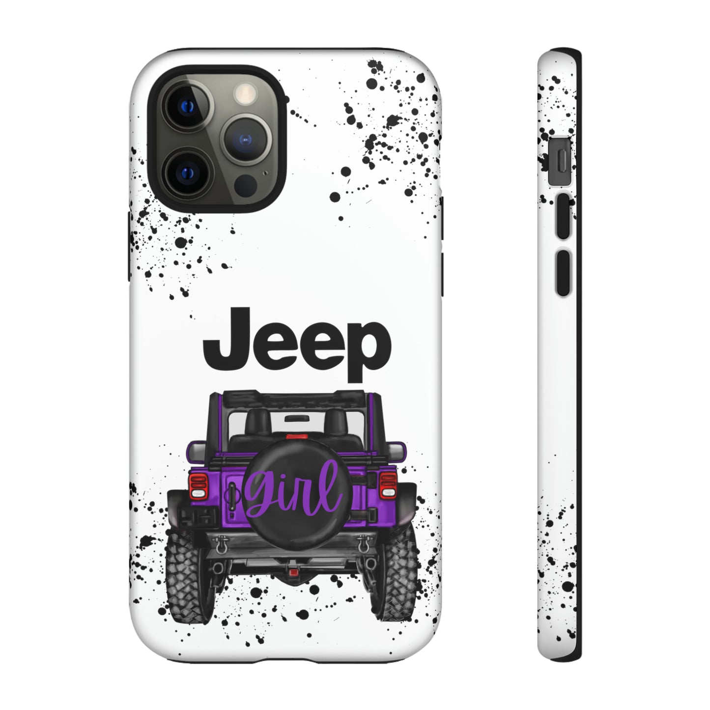 Off Road Girl Dark Purple Protective Case for Iphone, Google and Samsung Phones