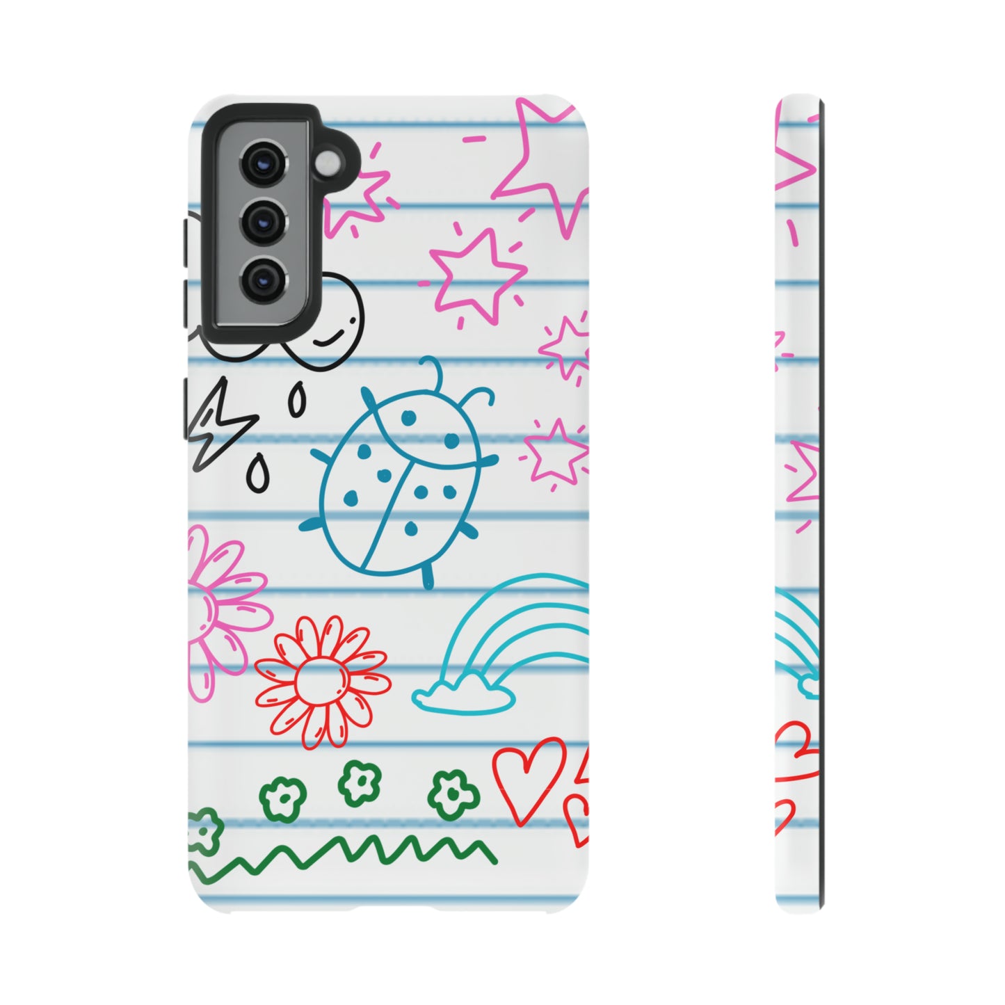 Kid Doodles Protective Phone Case for IPhone, Google and Samsung phones