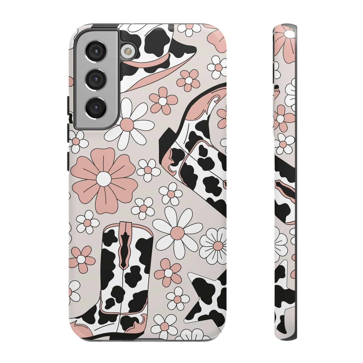 Western Flower Protective Phone Case for Google, Iphone and Samsung Phones