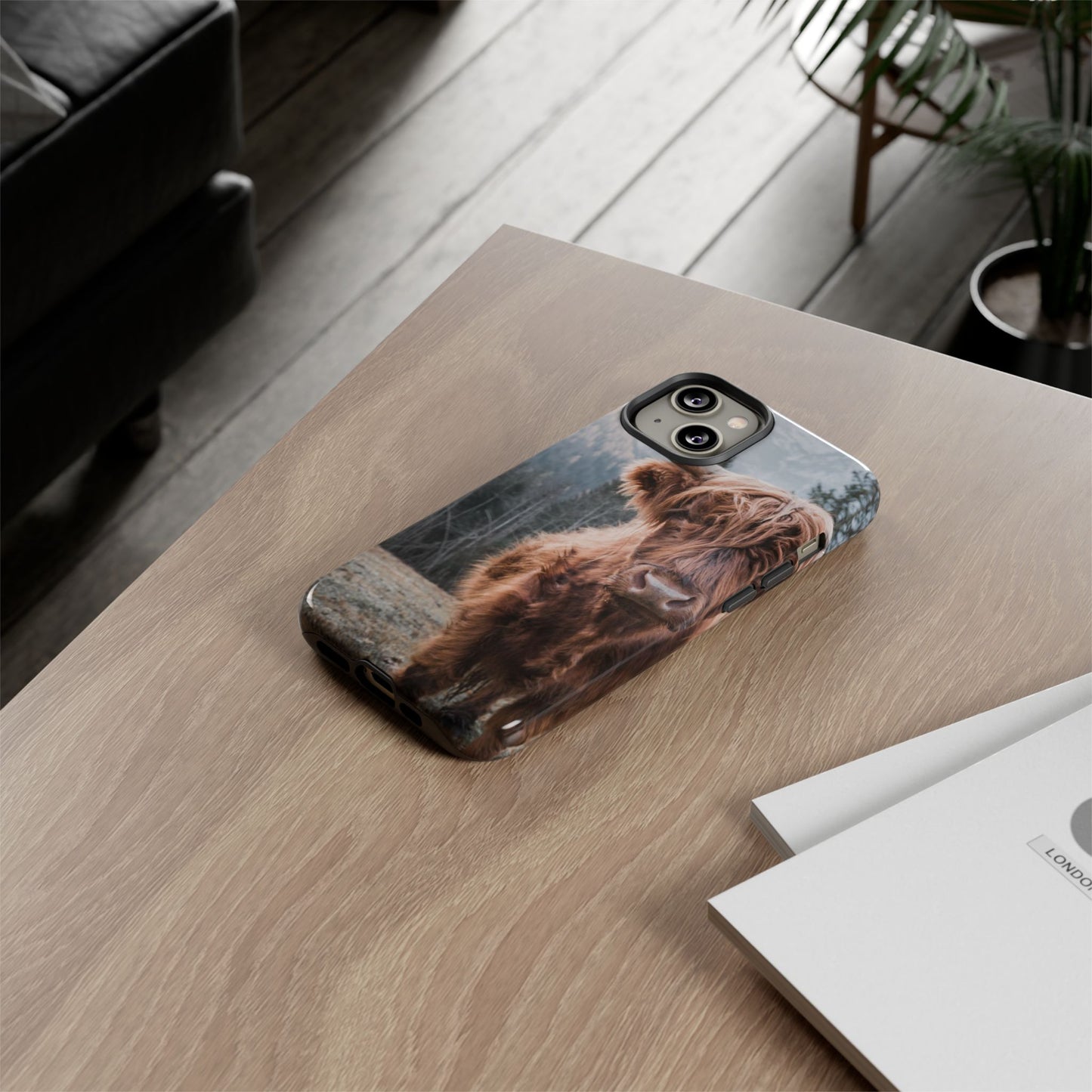 Highland Cow Phone Case for Iphone, Samsung and Google phones