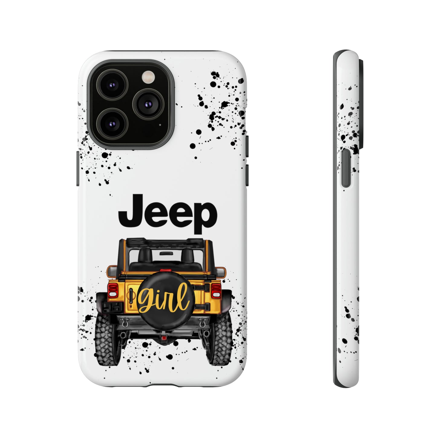 Off Road Girl Yellow Protective Case for Iphone, Google and Samsung Phones