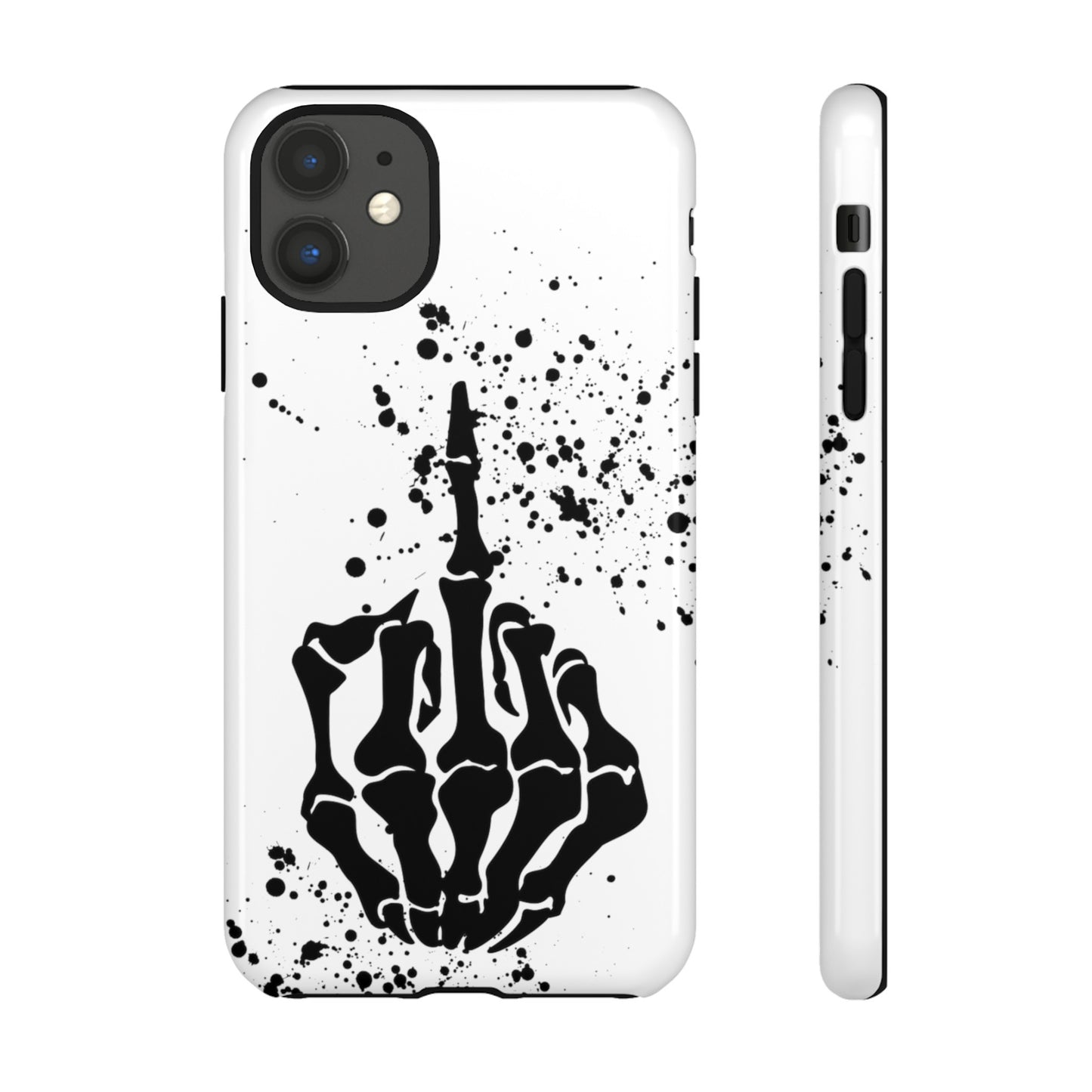 Skeleton, Finger Protective Case for Iphone, a Google and Samsung phones