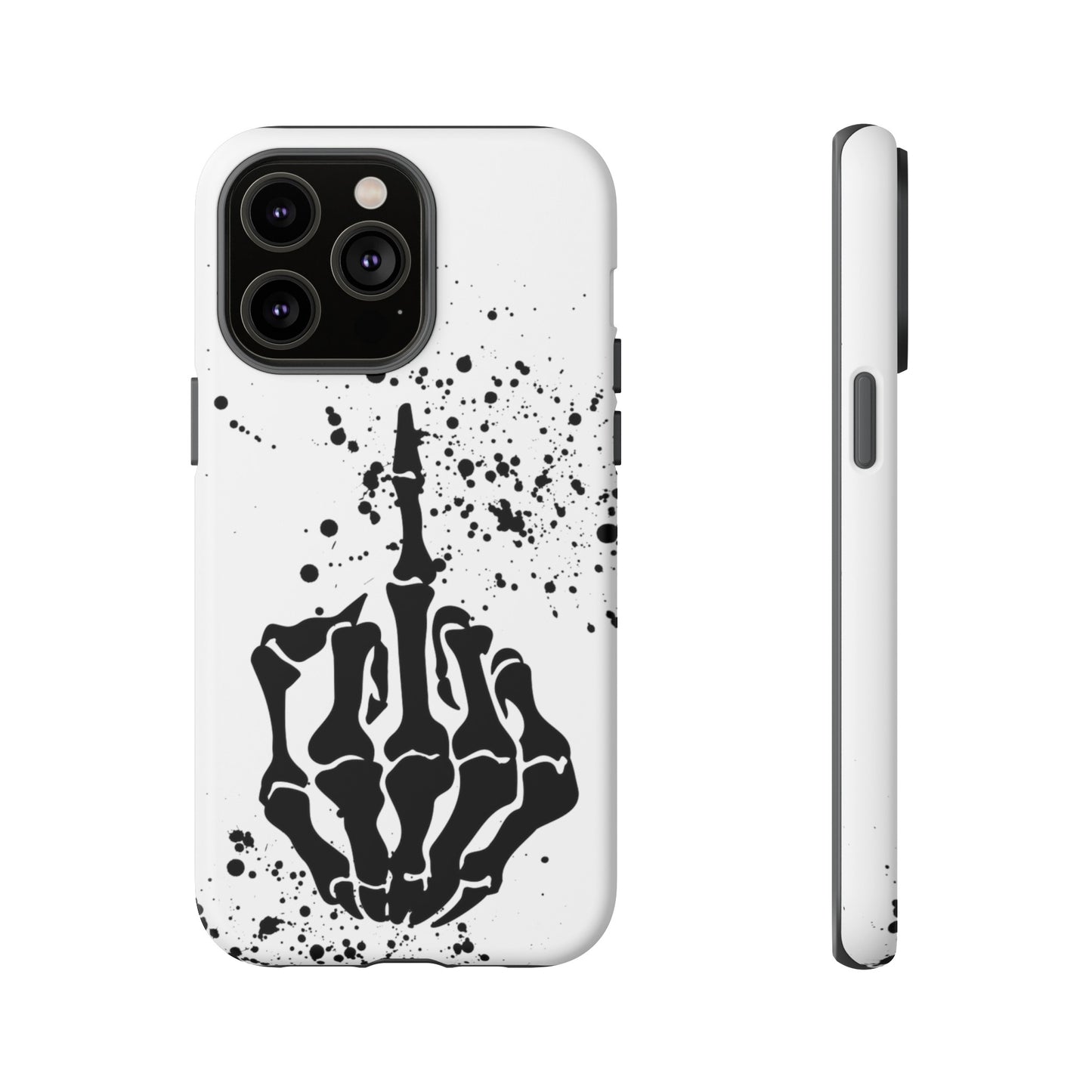 Skeleton, Finger Protective Case for Iphone, a Google and Samsung phones