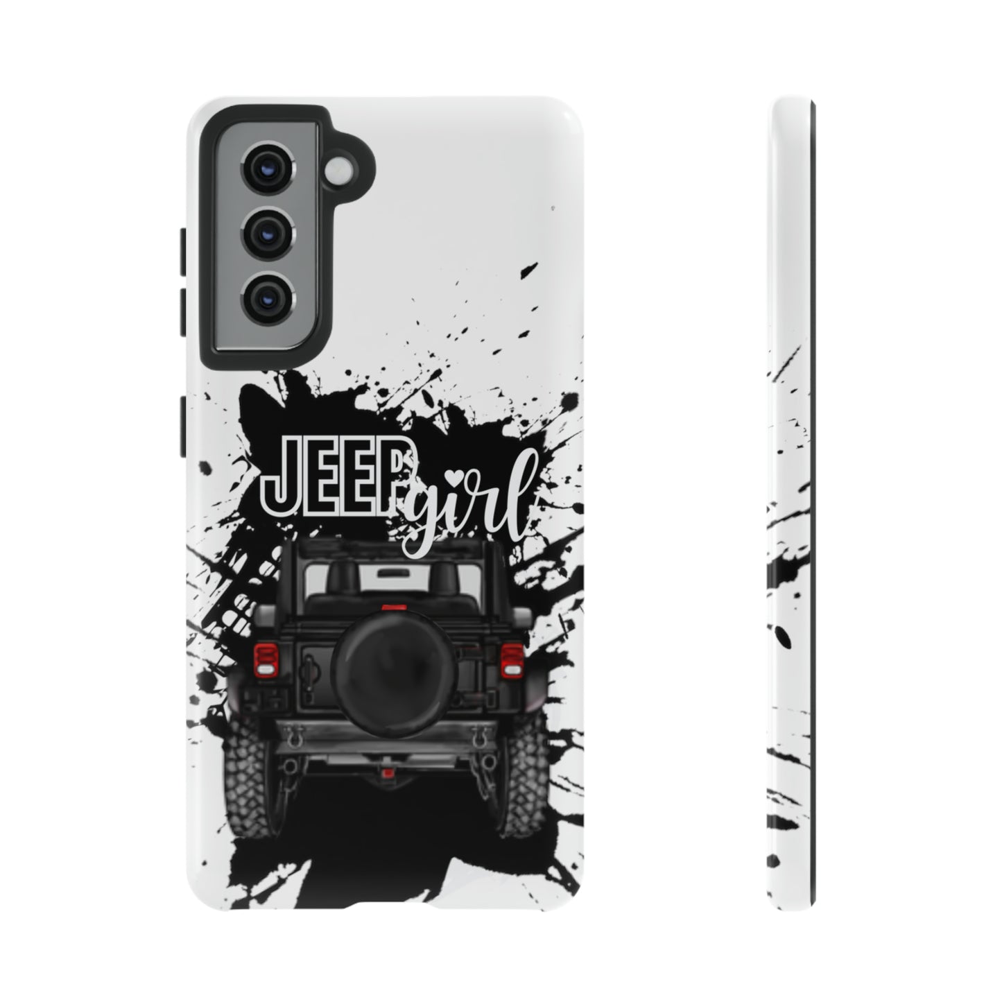 Off Road Girl Black Tough Cases