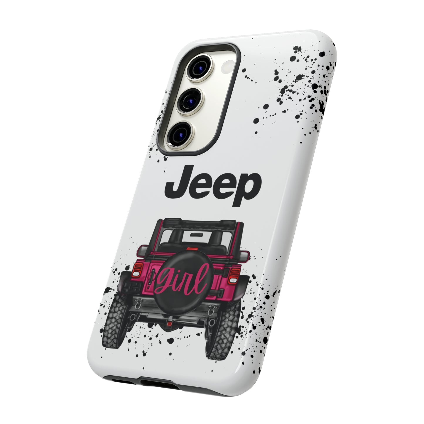 Off Road Girl Red Protective Case for Iphone, Google and Samsung Phones