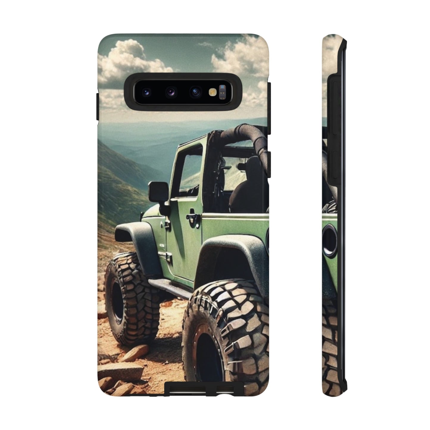 Green Jeep Protective Phone Case