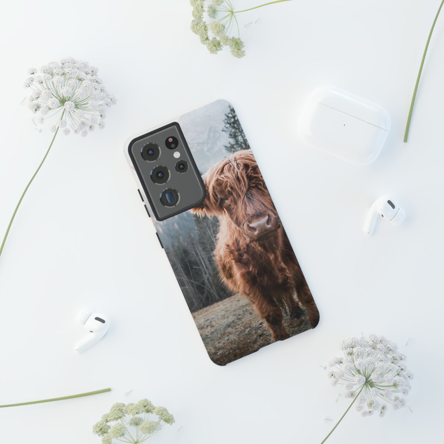 Highland Cow Phone Case for Iphone, Samsung and Google phones