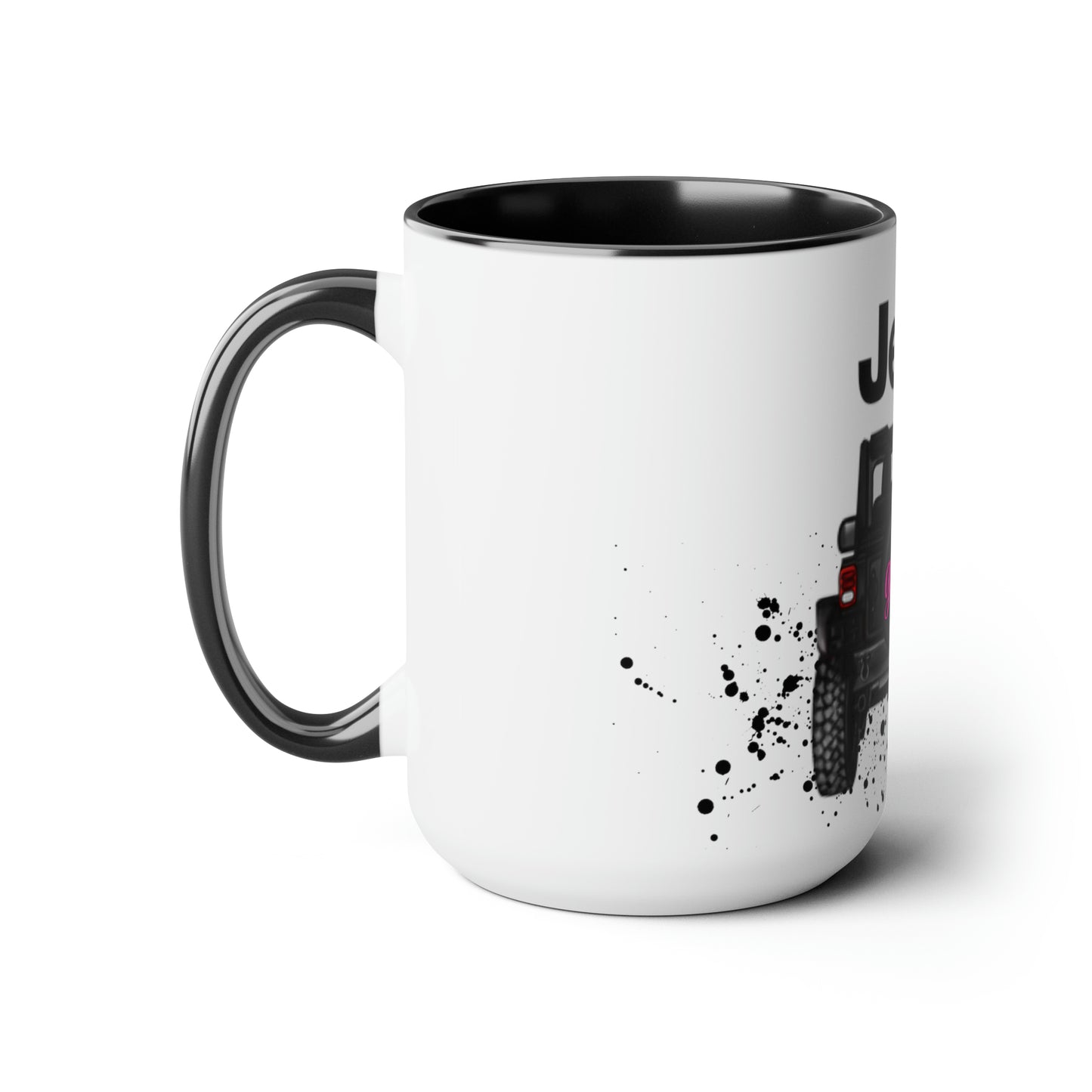 Off Road Girl Two-Tone Coffee Mug 15oz