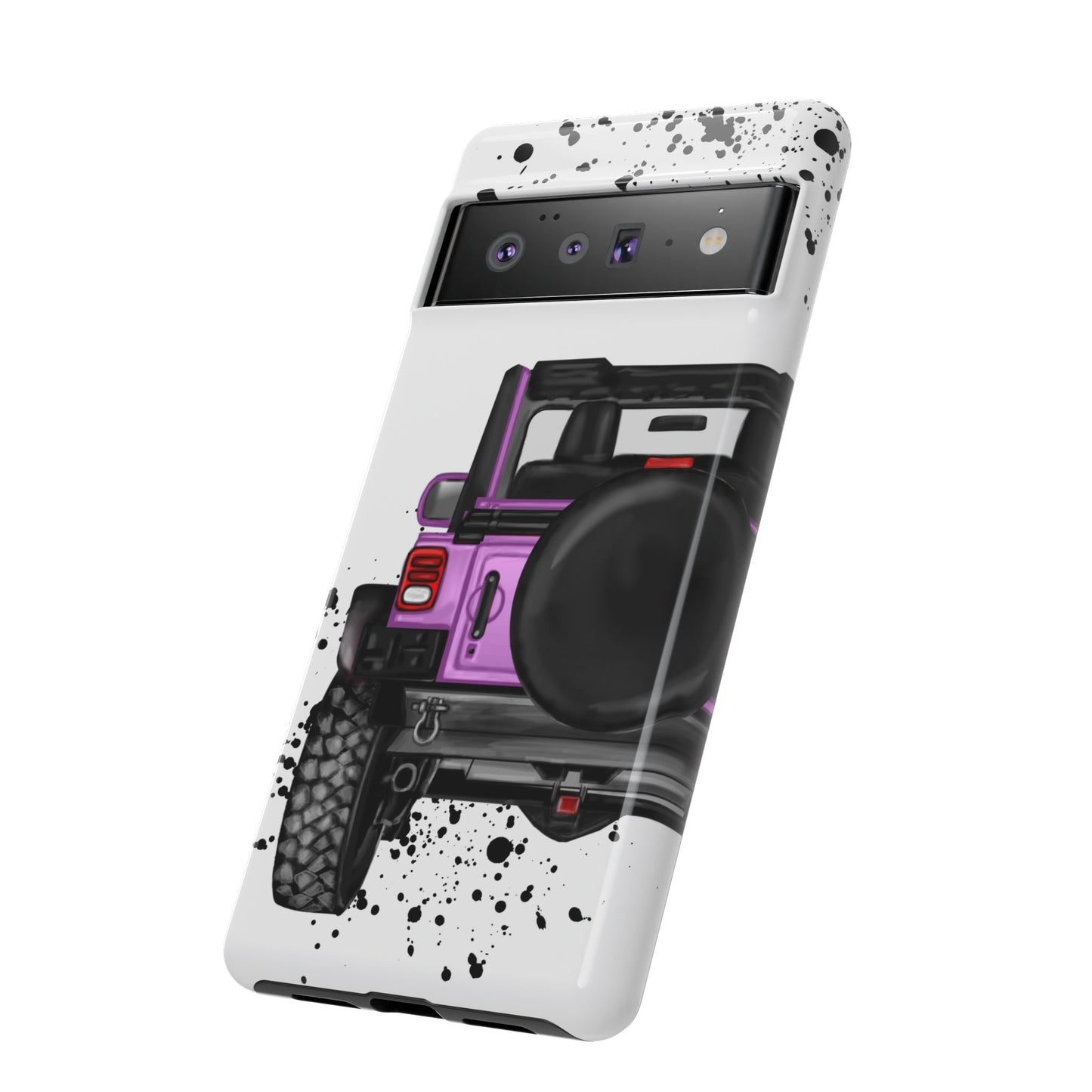 Off Road Life Charcoal Pink/Light Purple Protective Case for Iphone, Google and Samsung
