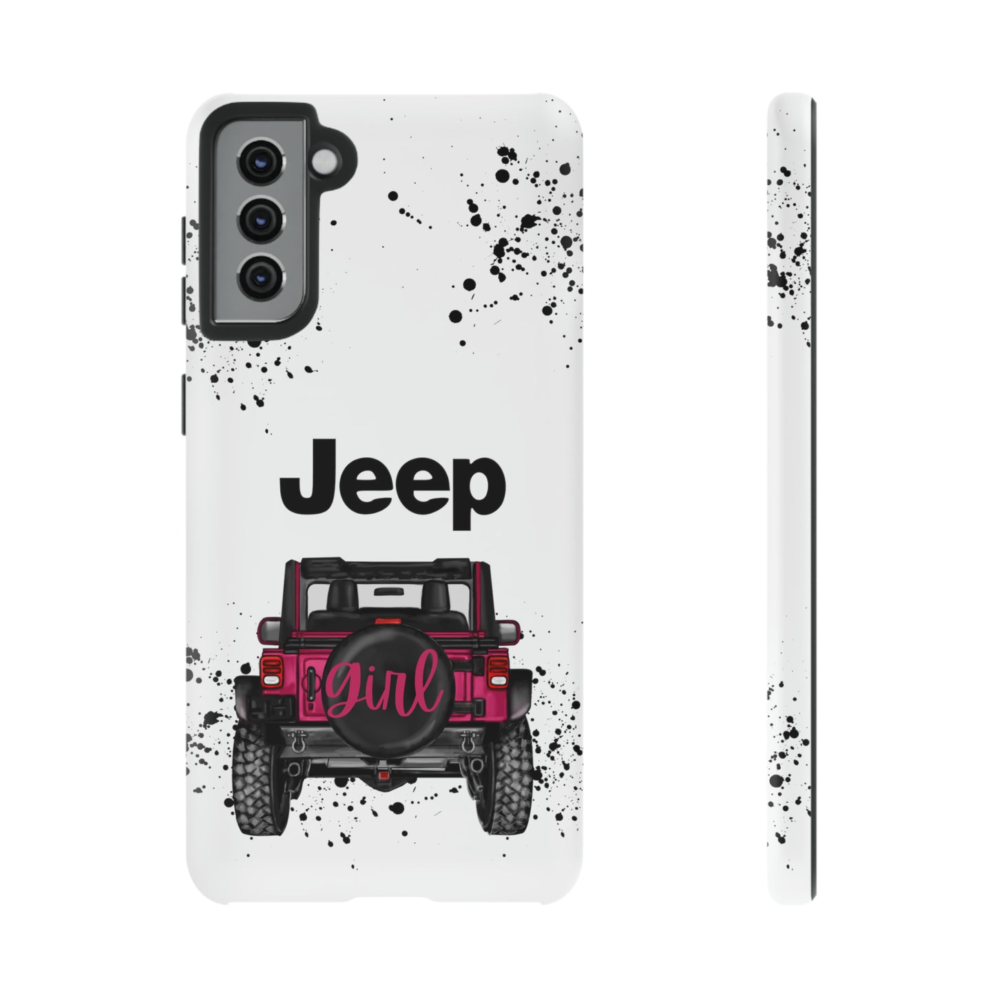 Off Road Girl Red Protective Case for Iphone, Google and Samsung Phones