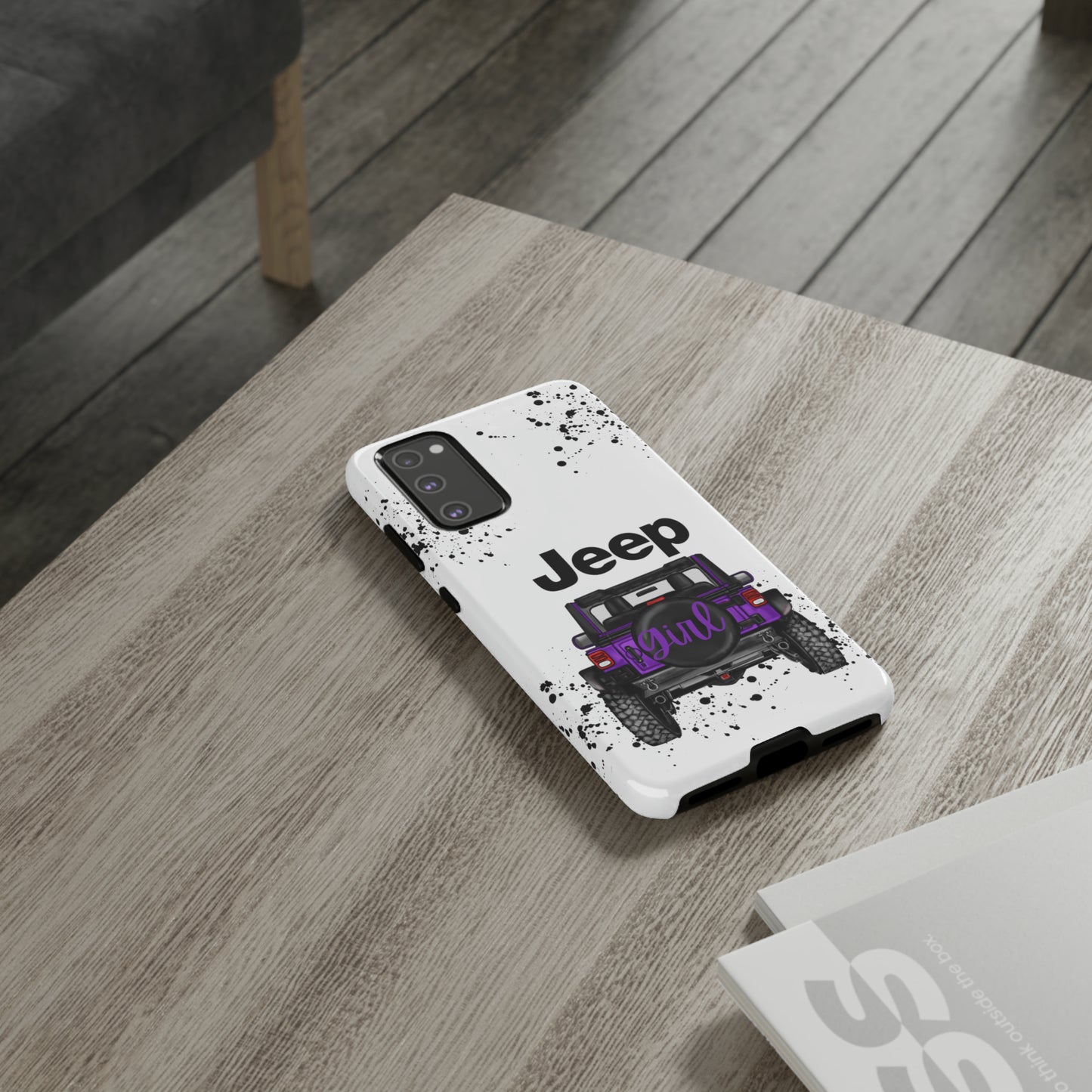 Off Road Girl Dark Purple Protective Case for Iphone, Google and Samsung Phones