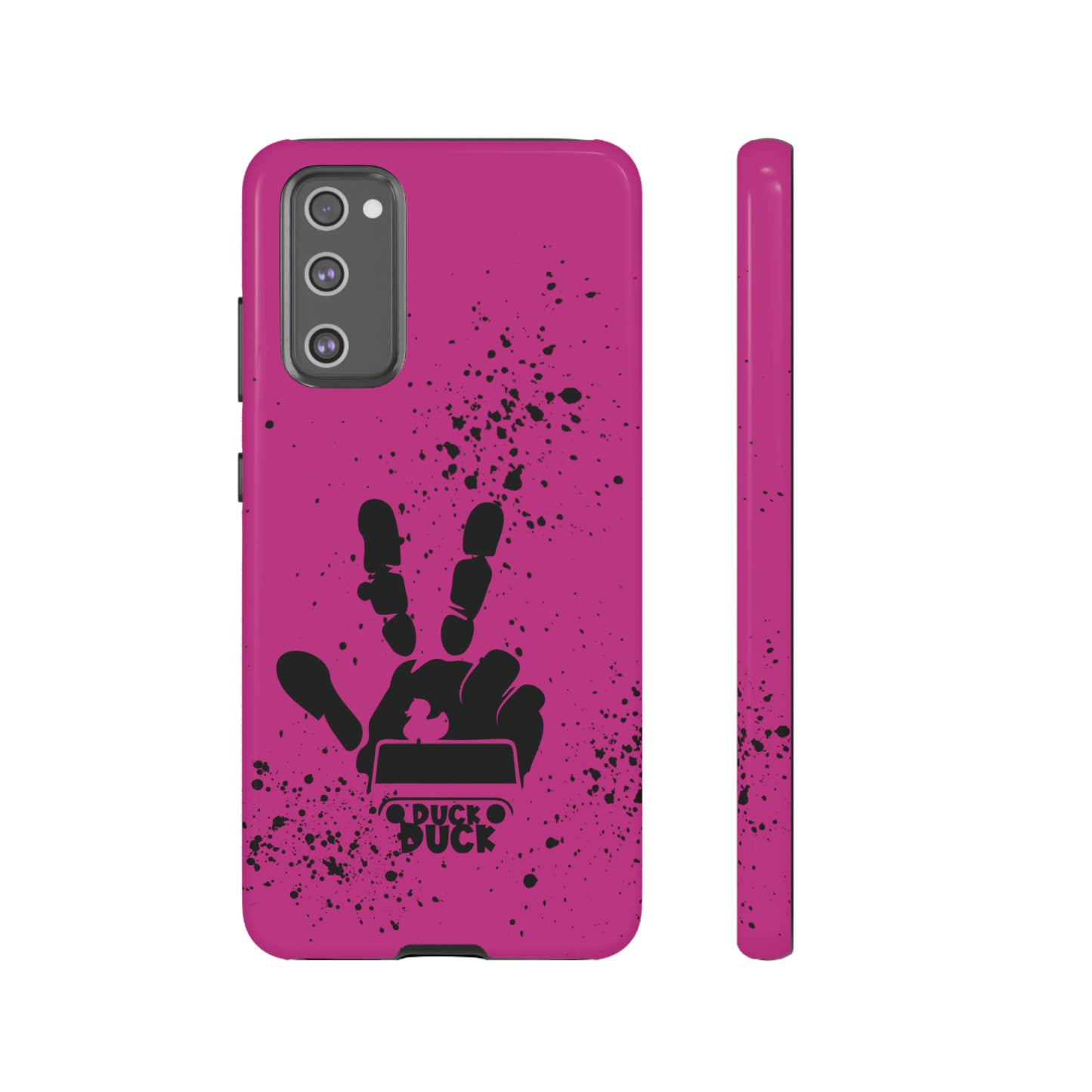 Duck Duck Hot Pink Protective Phone Case for IPhone, Samsung and Google Phone