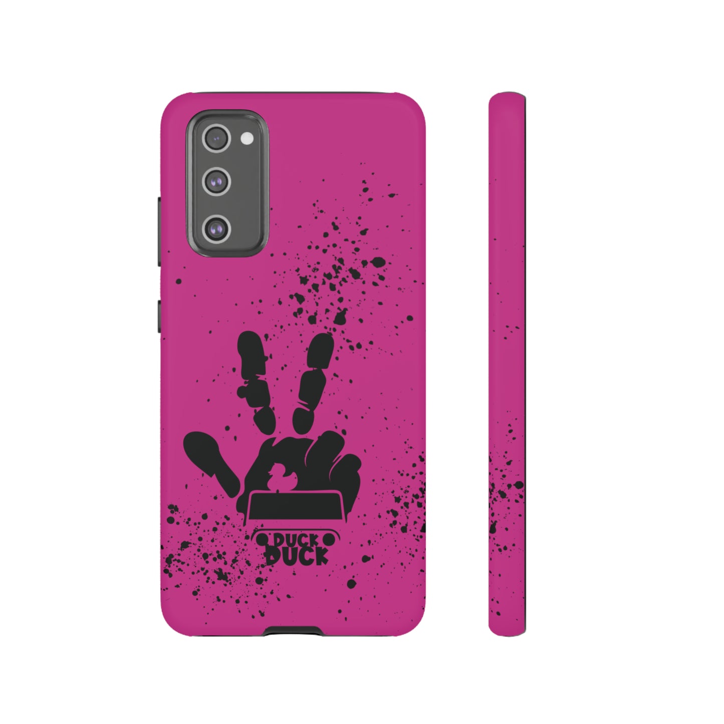 Duck Duck Hot Pink Protective Phone Case for IPhone, Samsung and Google Phone