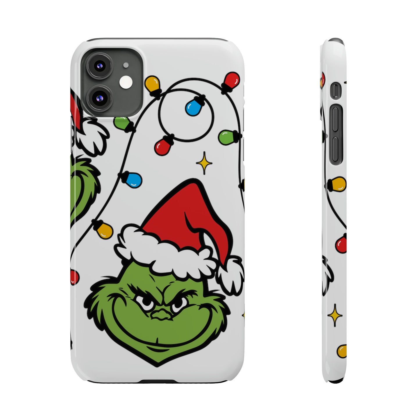 Grinchmas Lights Slim Phone Case for Iphone