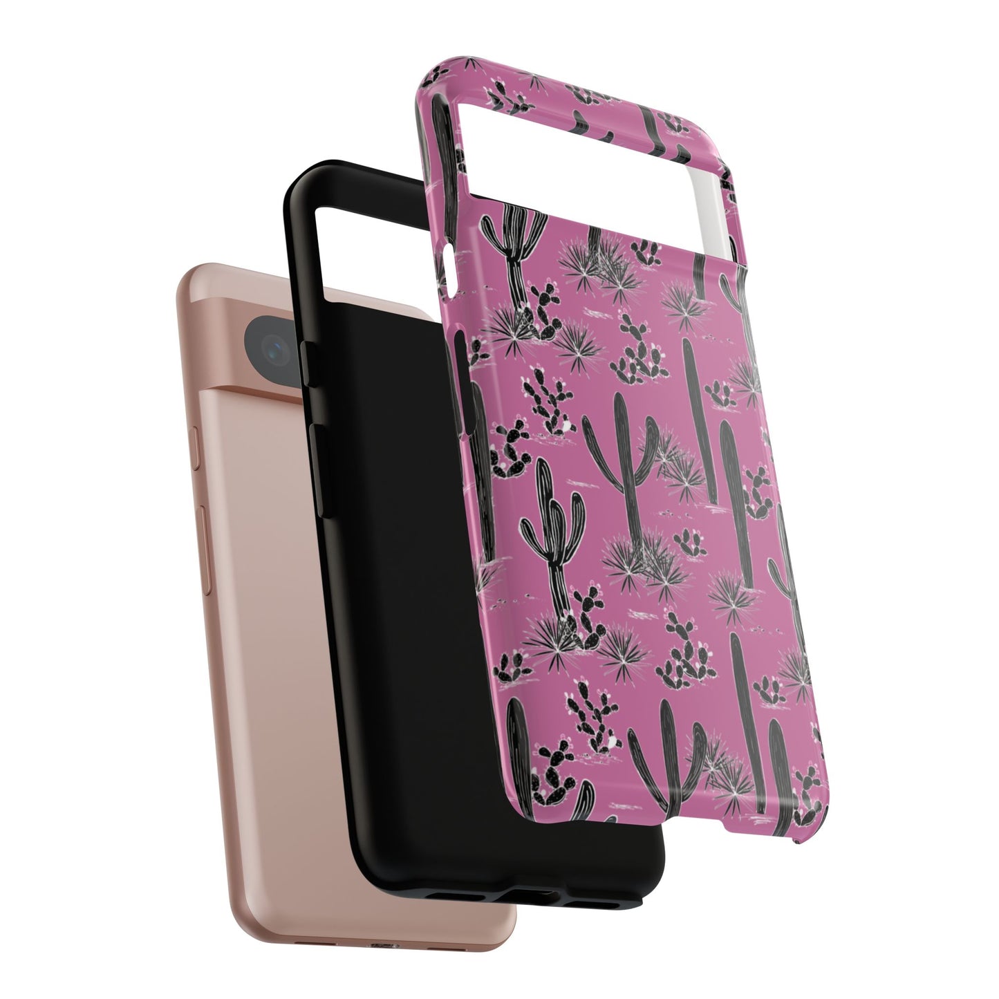 Pink Cactus Love Phone Case