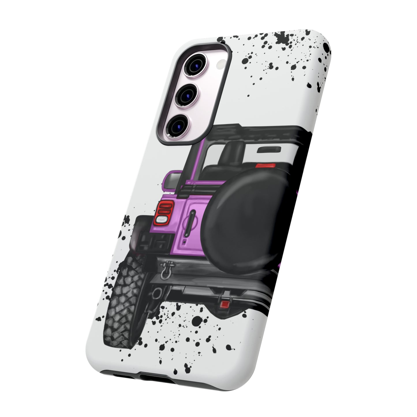 Off Road Life Charcoal Pink/Light Purple Protective Case for Iphone, Google and Samsung