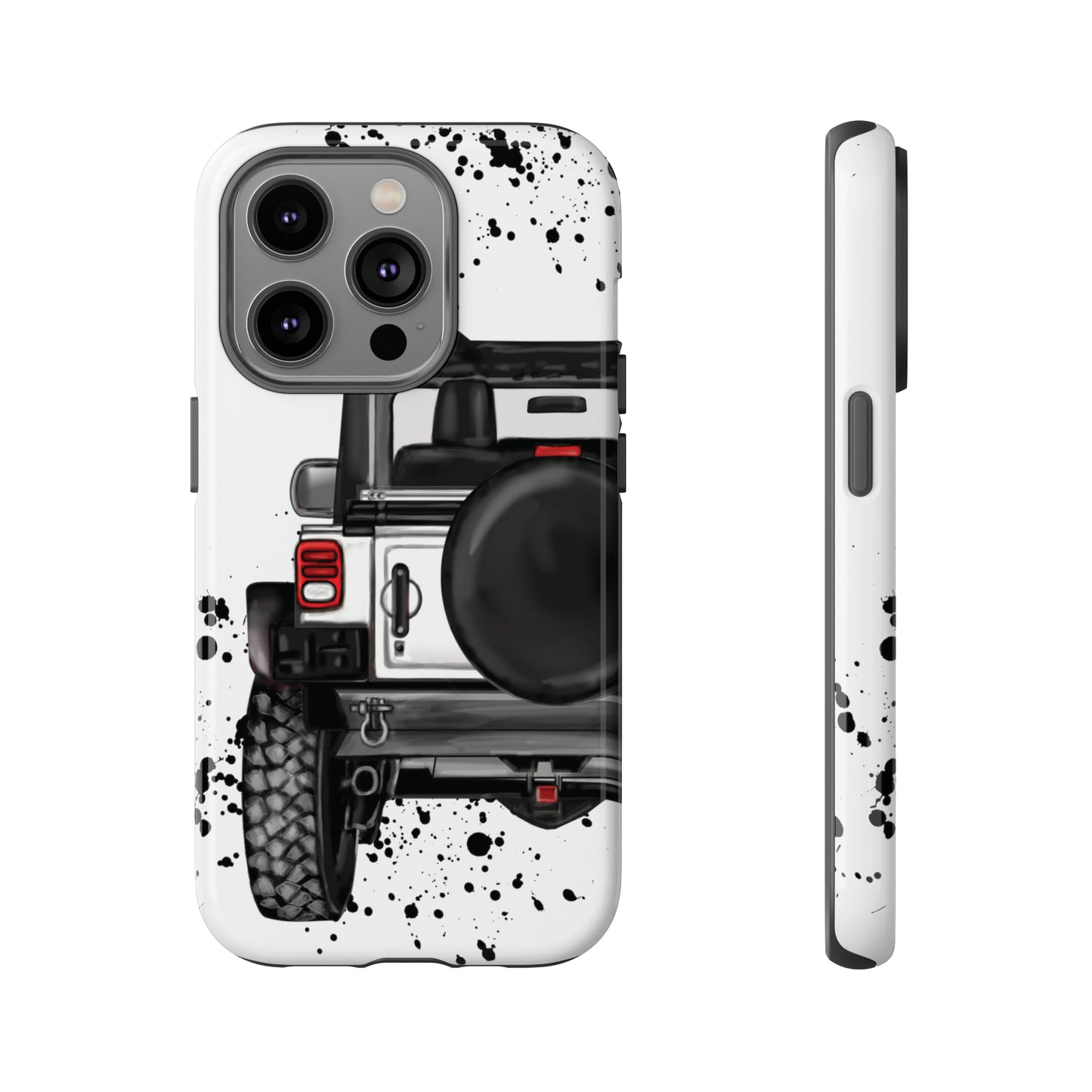 Off Road Life White Protective Case for Iphone, Google and Samsung